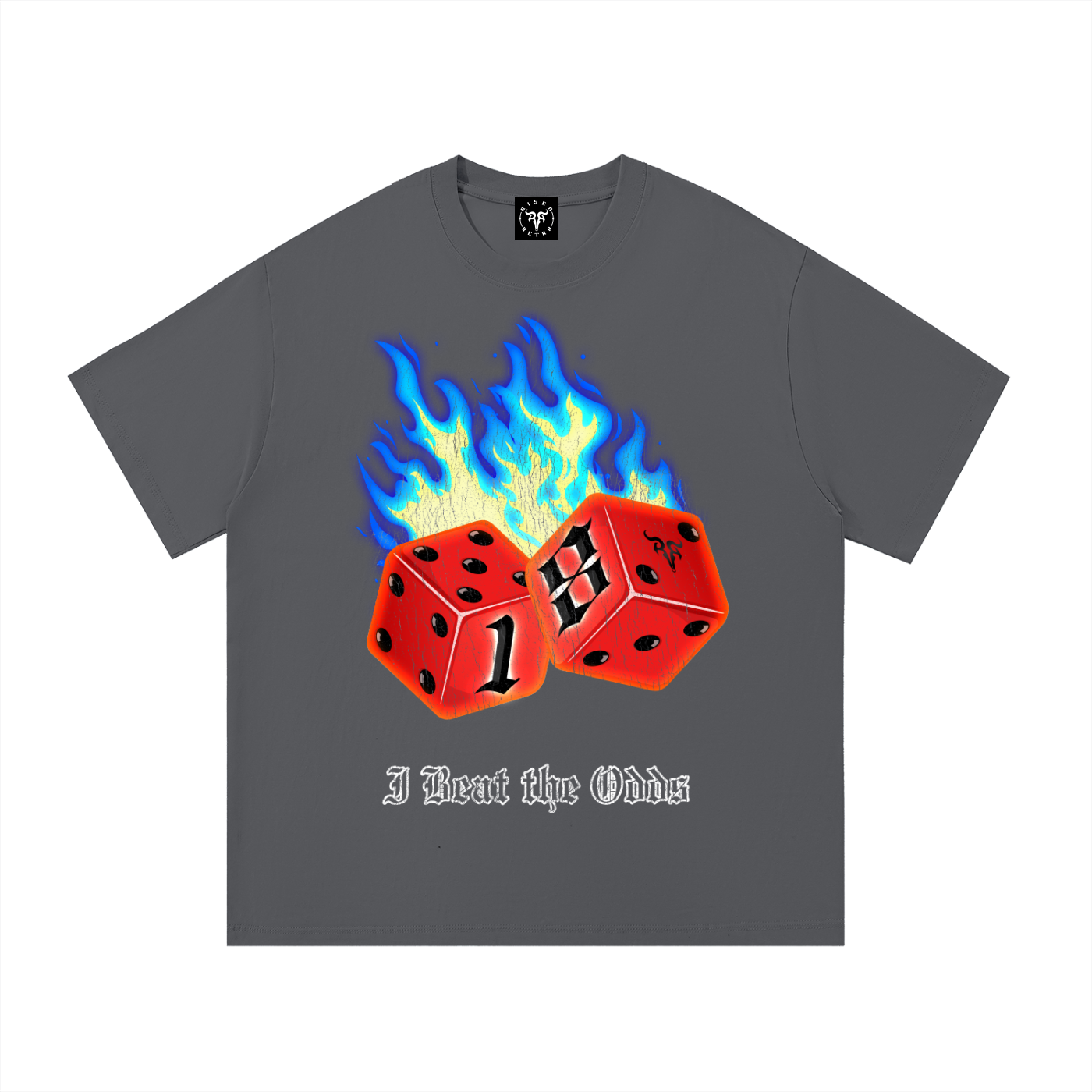 BEAT THE ODDS X Risen Retro Essential Cotton T-Shirt