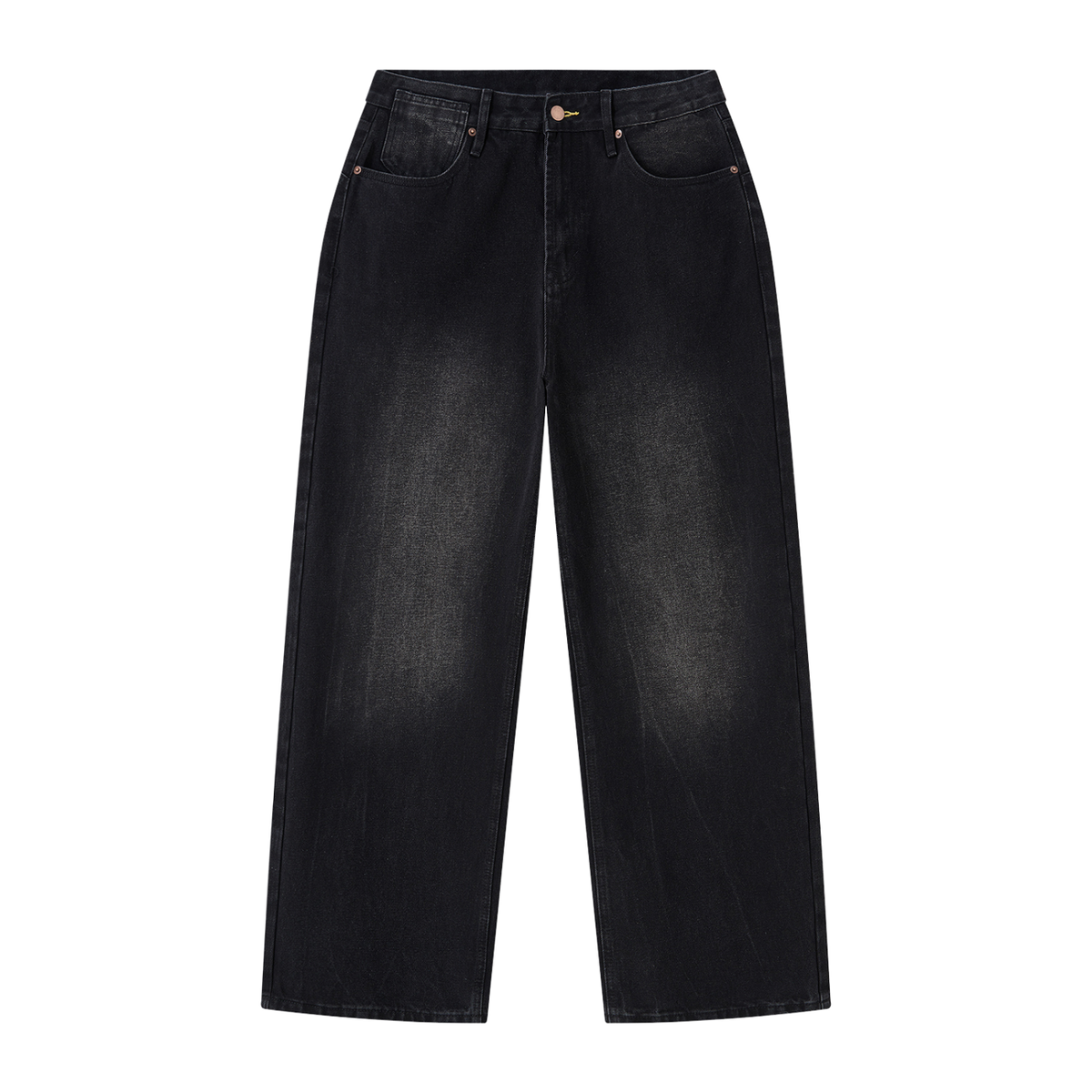 RISENRETRO | Men's Vintage Wash Wide Leg Jeans