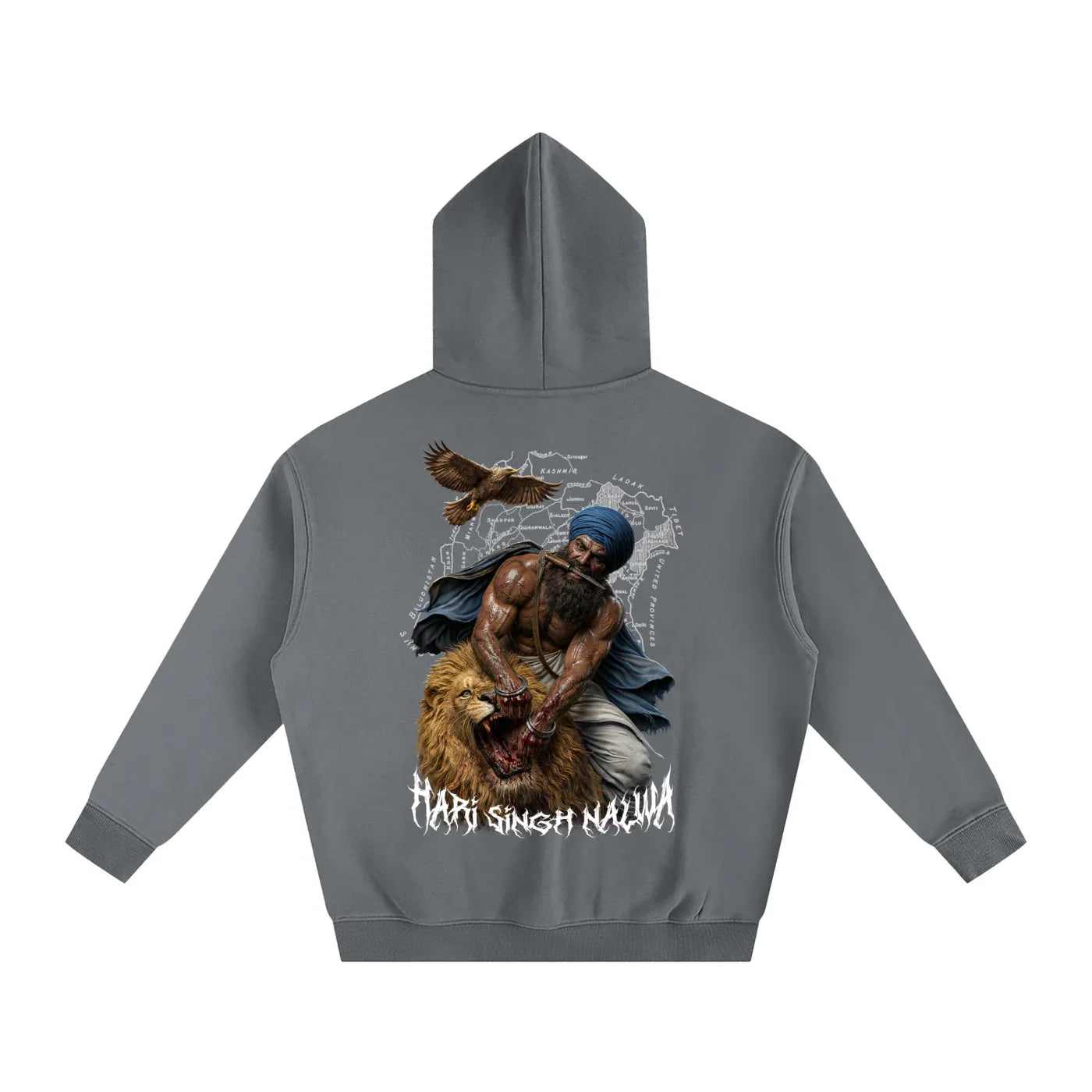Sher-e-Punjab: Nalwa Edition Oversize Fleeced Hoodie