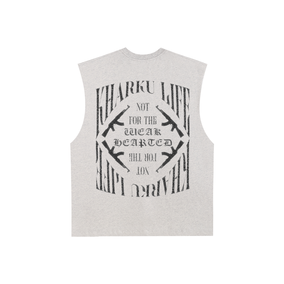 KHARKU LIFE | RisenRetro | Raw Edge Cotton Tank Top