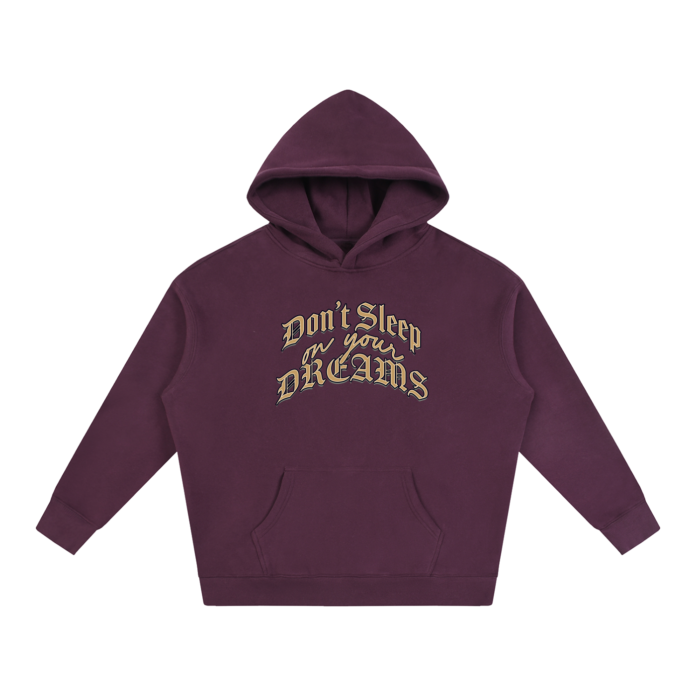 Don't Sleep On Your Dreams X RisenRetro Oversize Fleeced Hoodie