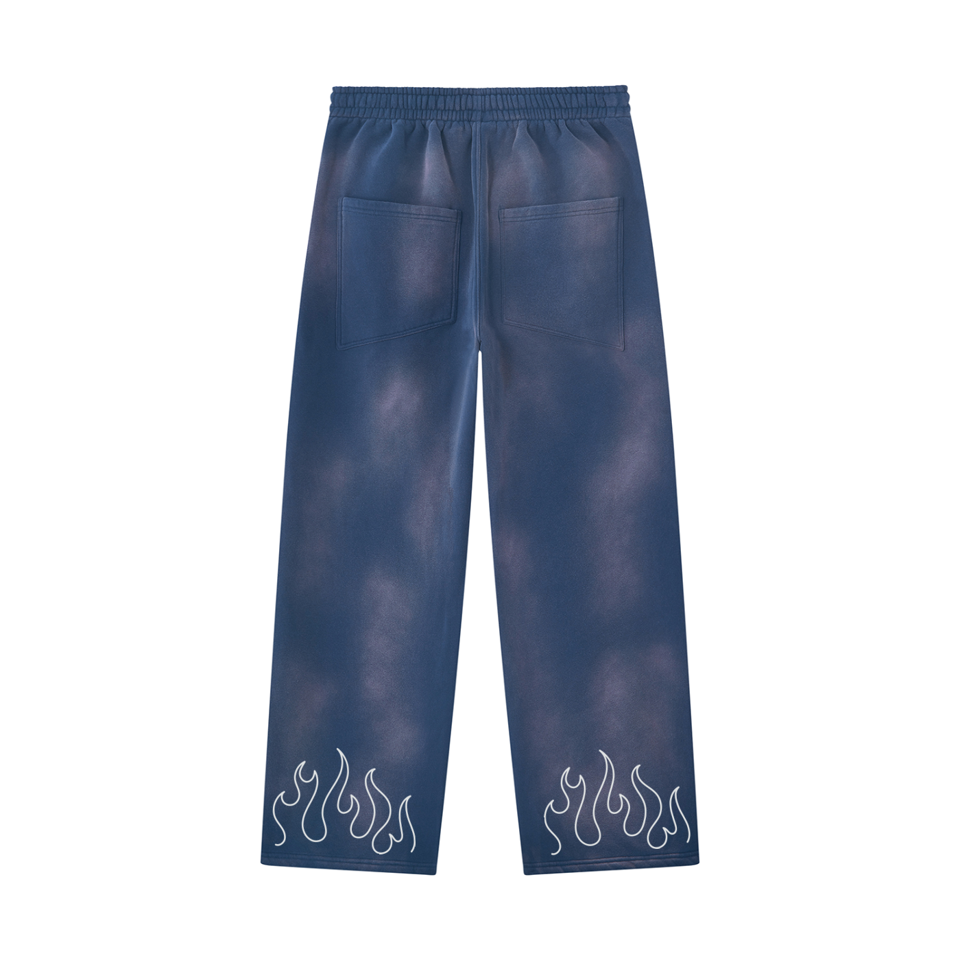 RISENRETRO X Unisex Sunfade Frayed Fleece tracksuit