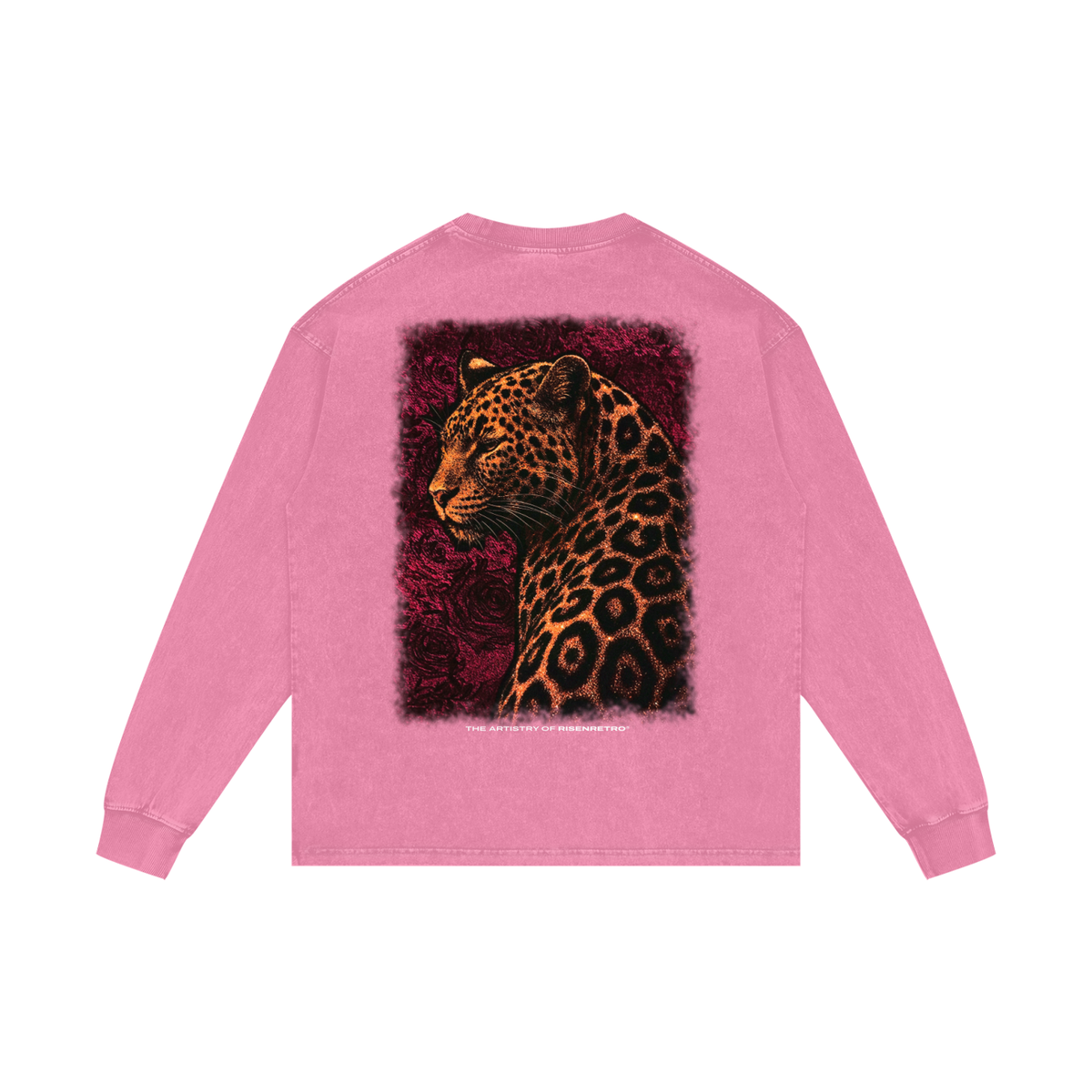 SAVAGE BLOOM | RISENRETRO | Acid Wash Oversize Long Sleeve T-Shirt
