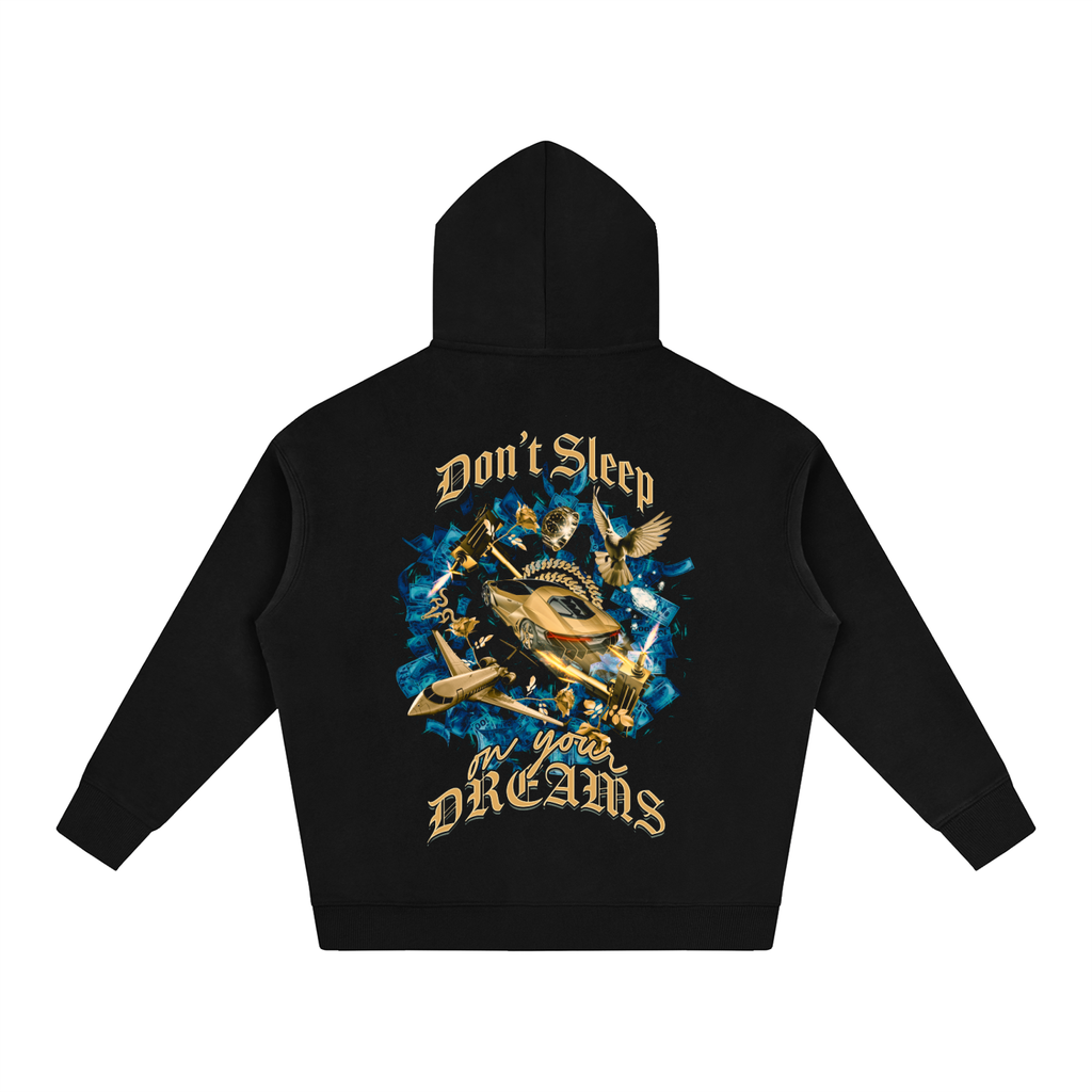 Don't Sleep On Your Dreams X RisenRetro Oversize Fleeced Hoodie