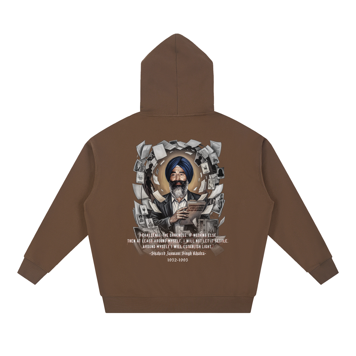 JASWANT SINGH KHALRA | Essential Heavyweight Hoodie | RisenRetro