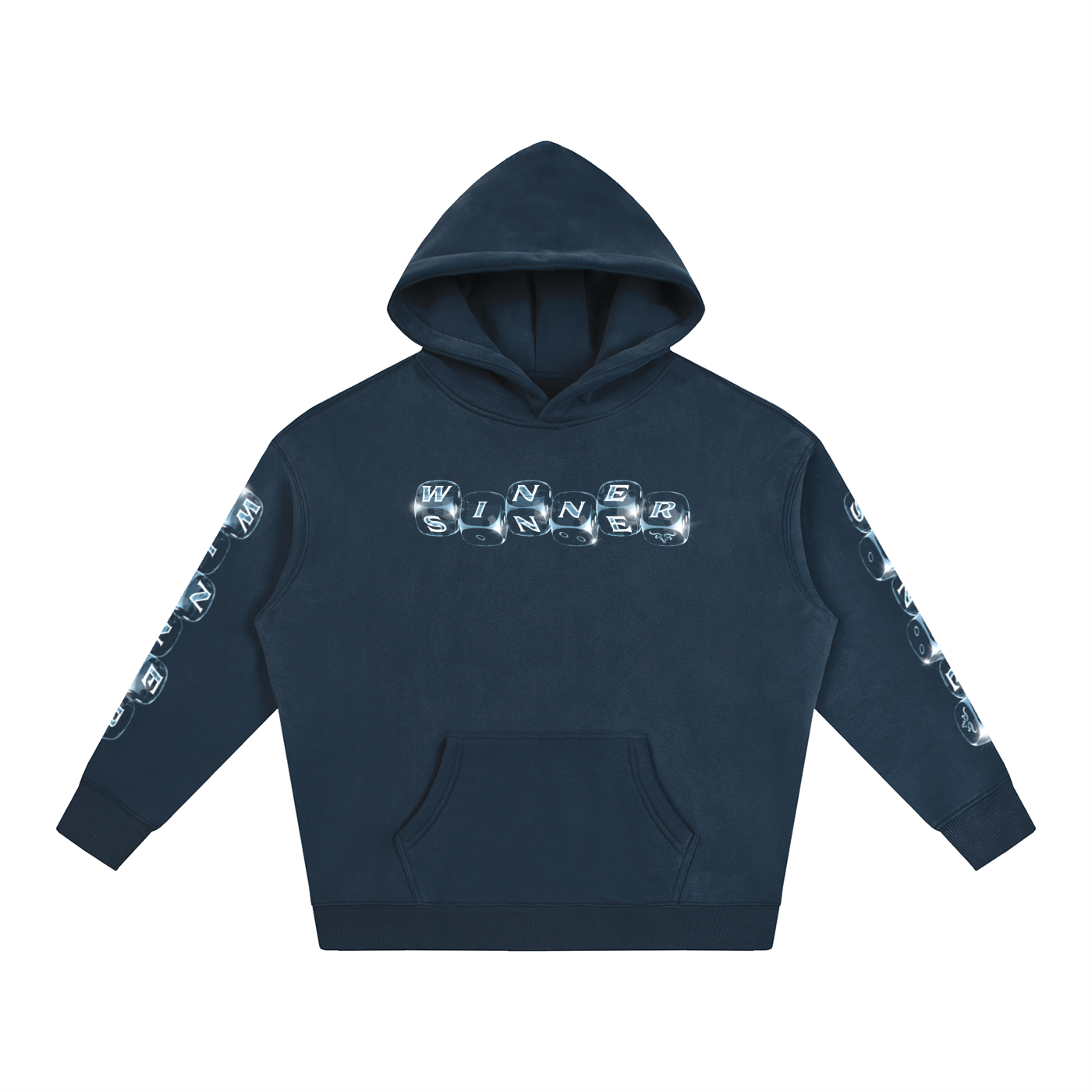 WINNER X SINNER X Risen Retro Oversize Fleeced Hoodie