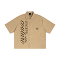 PANJAB COUTURE KHAKHI X Risen Retro Unisex Boxy Heavyweight Short Sleeve Shirt