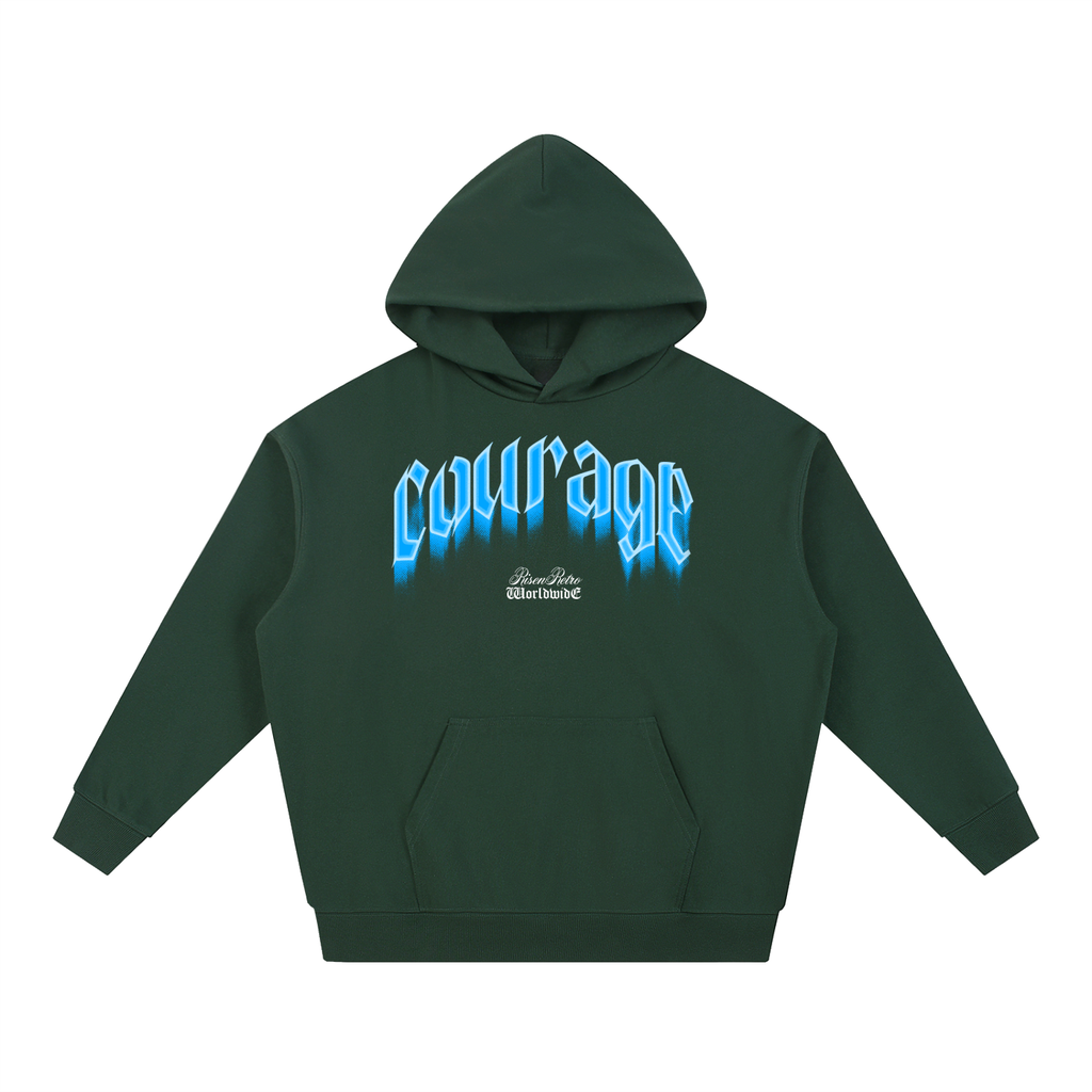 Courage  Essential Heavyweight Hoodie | RisenRetro