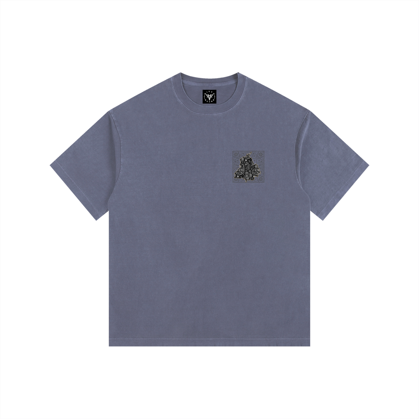 PANJAB X BANDANA PAISLEY Vintage Washed Oversized Cotton T-Shirt