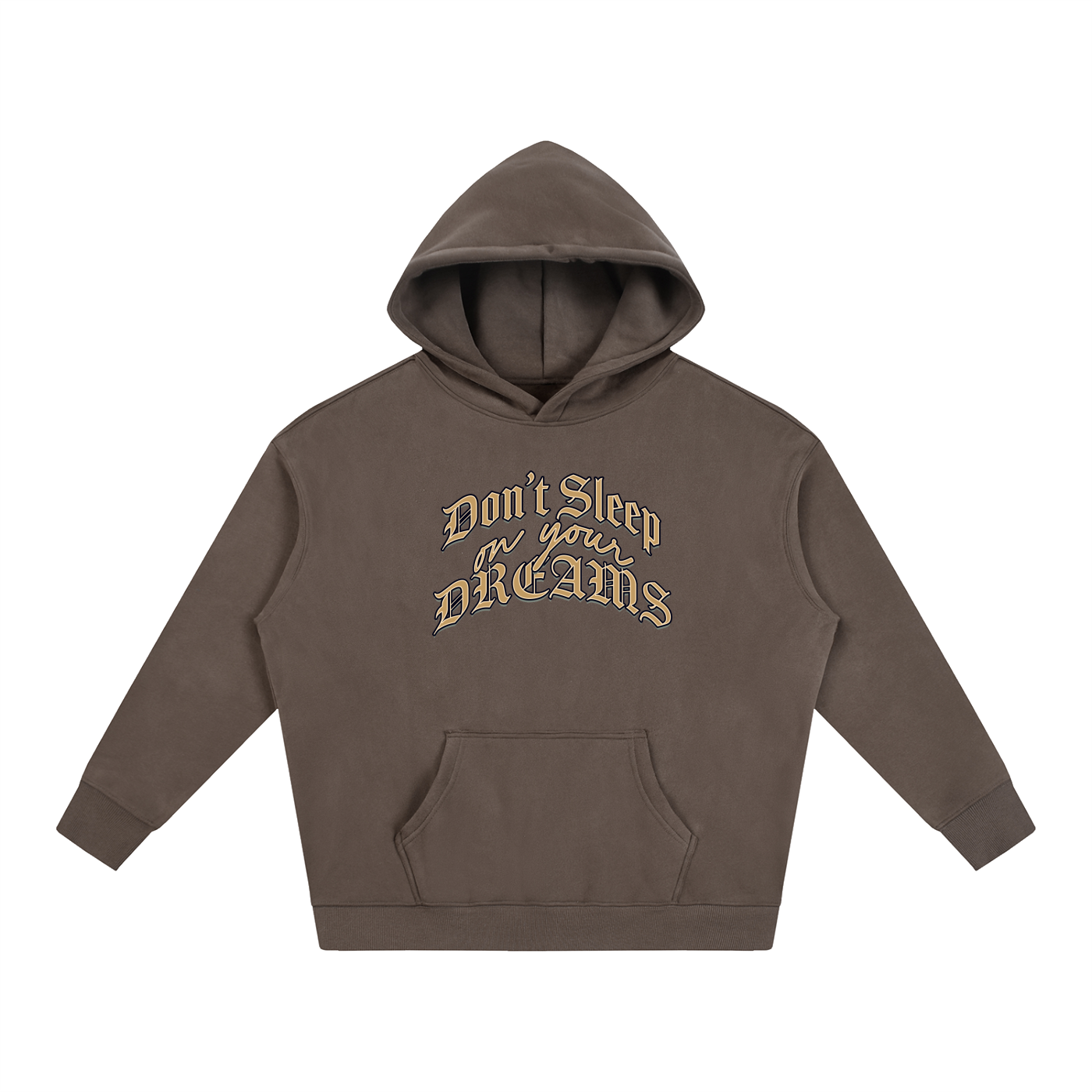 Don't Sleep On Your Dreams X RisenRetro Oversize Fleeced Hoodie