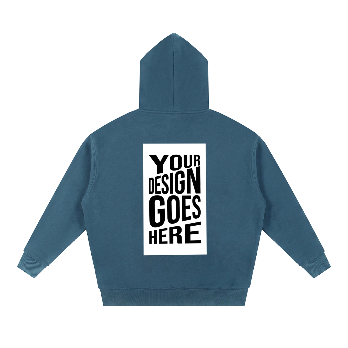 CUSTOM ORDER | RISENRETRO | Essential Oversized Boxy Fit Fleece Hoodie