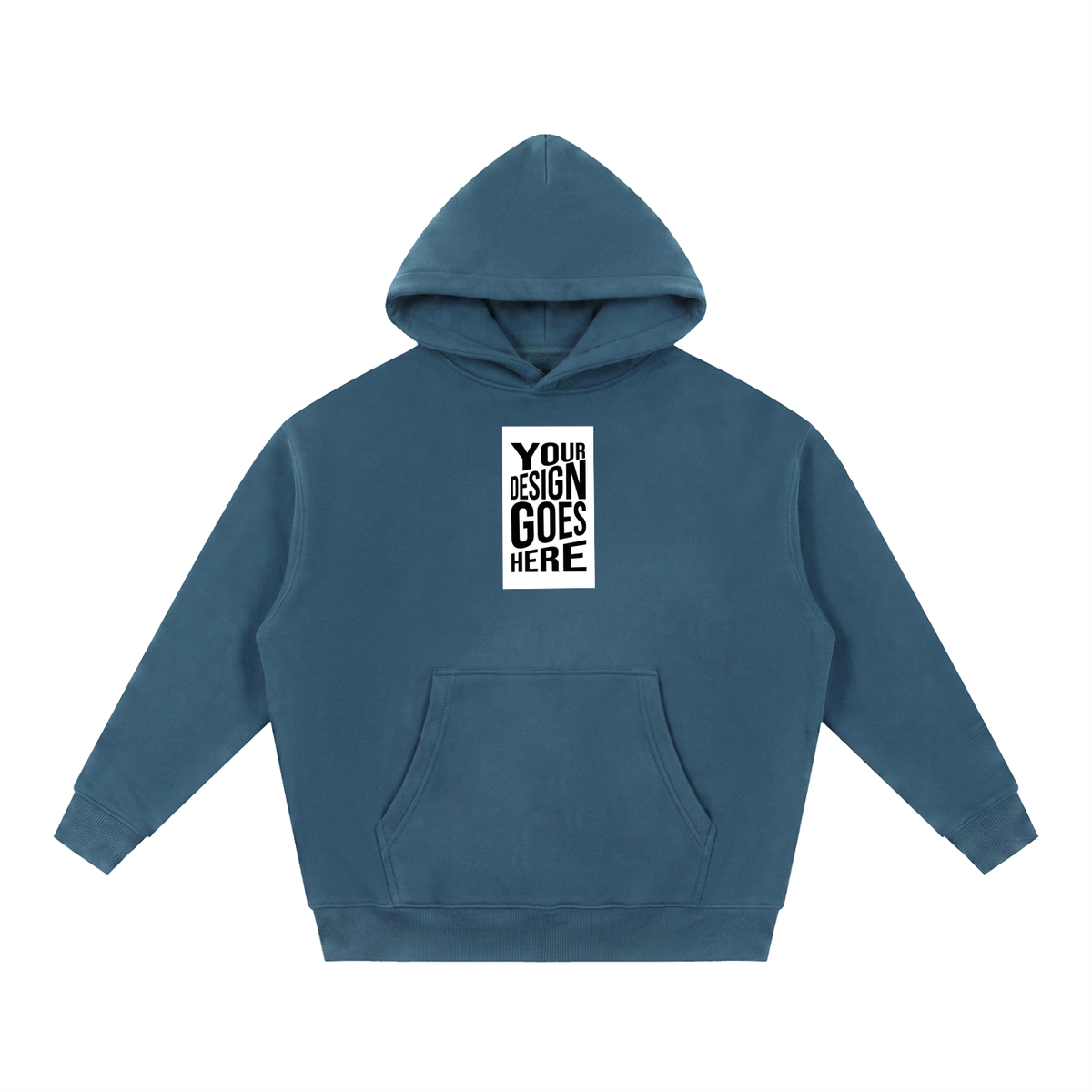 CUSTOM ORDER | RISENRETRO | Essential Oversized Boxy Fit Fleece Hoodie