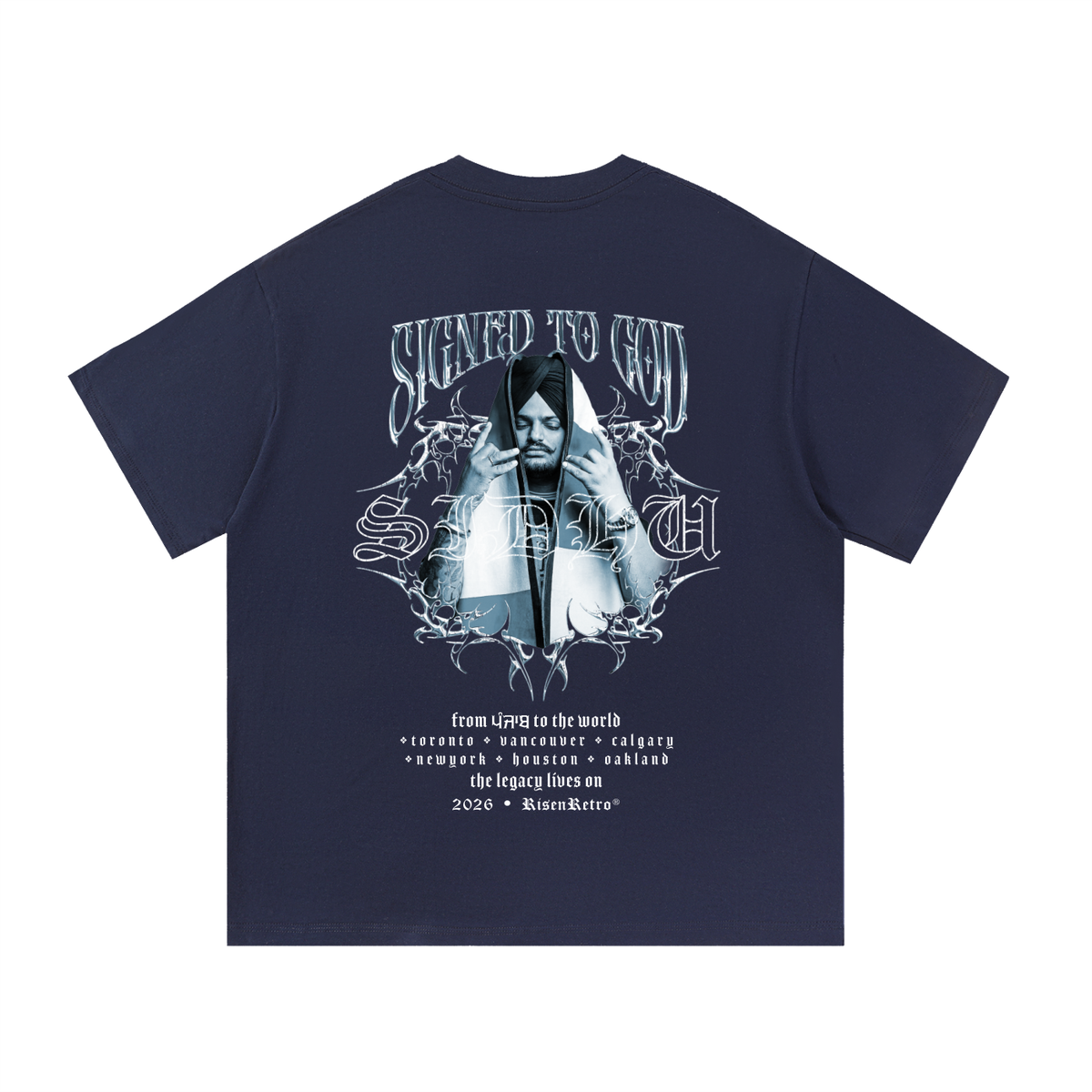 Signed To God | Sidhu Moose Wala | Essential Cotton T-Shirt | RisenRetro