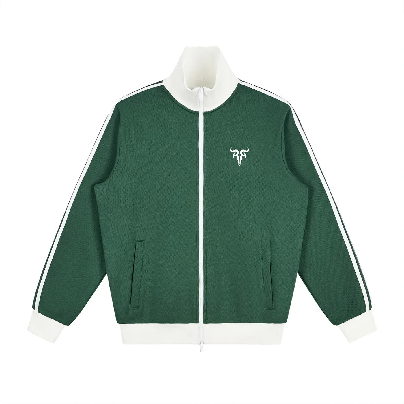 Ensemble de survêtement Urban Track Set X RisenRetro Veste de survêtement polaire à bandes latérales contrastées