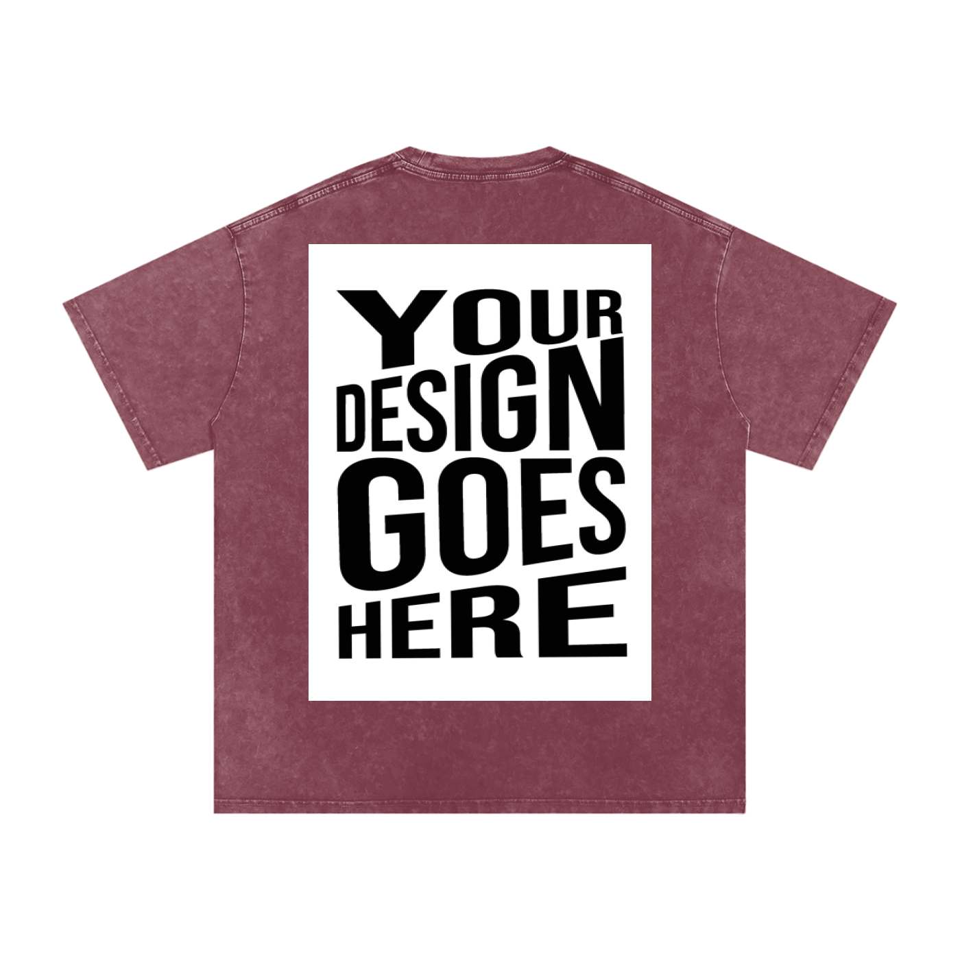 CUSTOM ORDER X RisenRetro Snow Washed Oversized Cotton T-Shirt