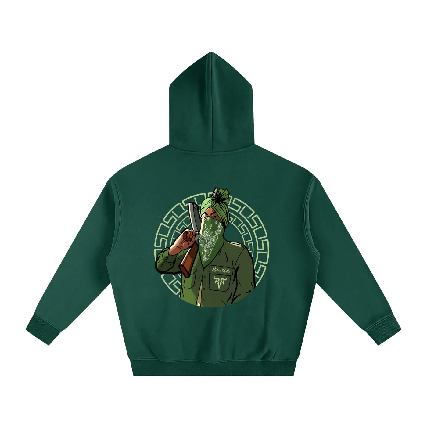 Sweat à capuche oversize en polaire SMW OG