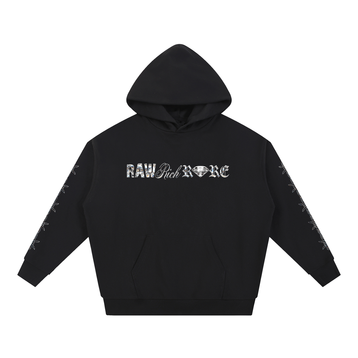 Raw Rich Rare X RisenRetro Essential Heavyweight Hoodie
