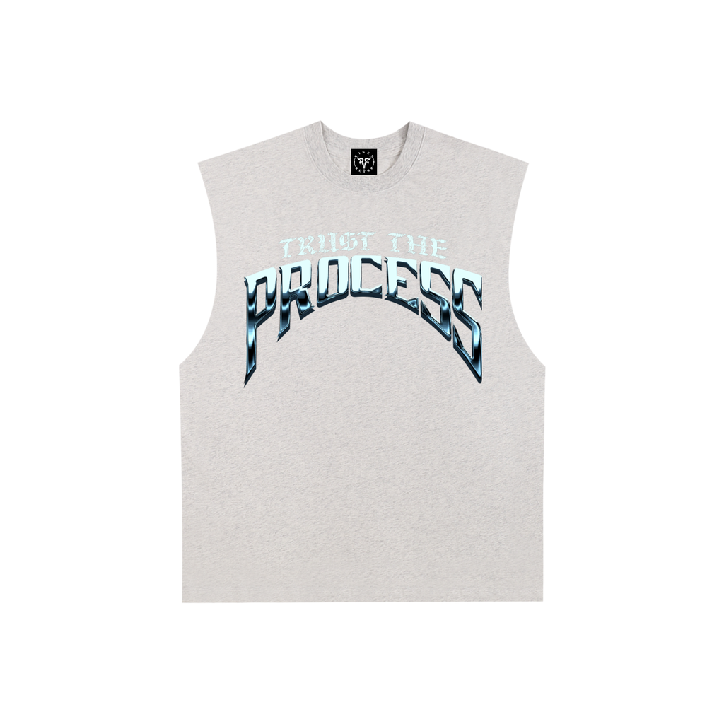 Trust The Process  | RisenRetro | Raw Edge Cotton Tank Top