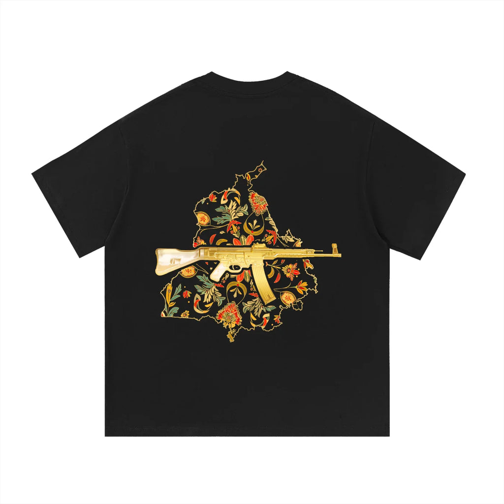 Vintage Panjab X RisenRetro Heavyweight Unisex Essential Cotton T-Shirt