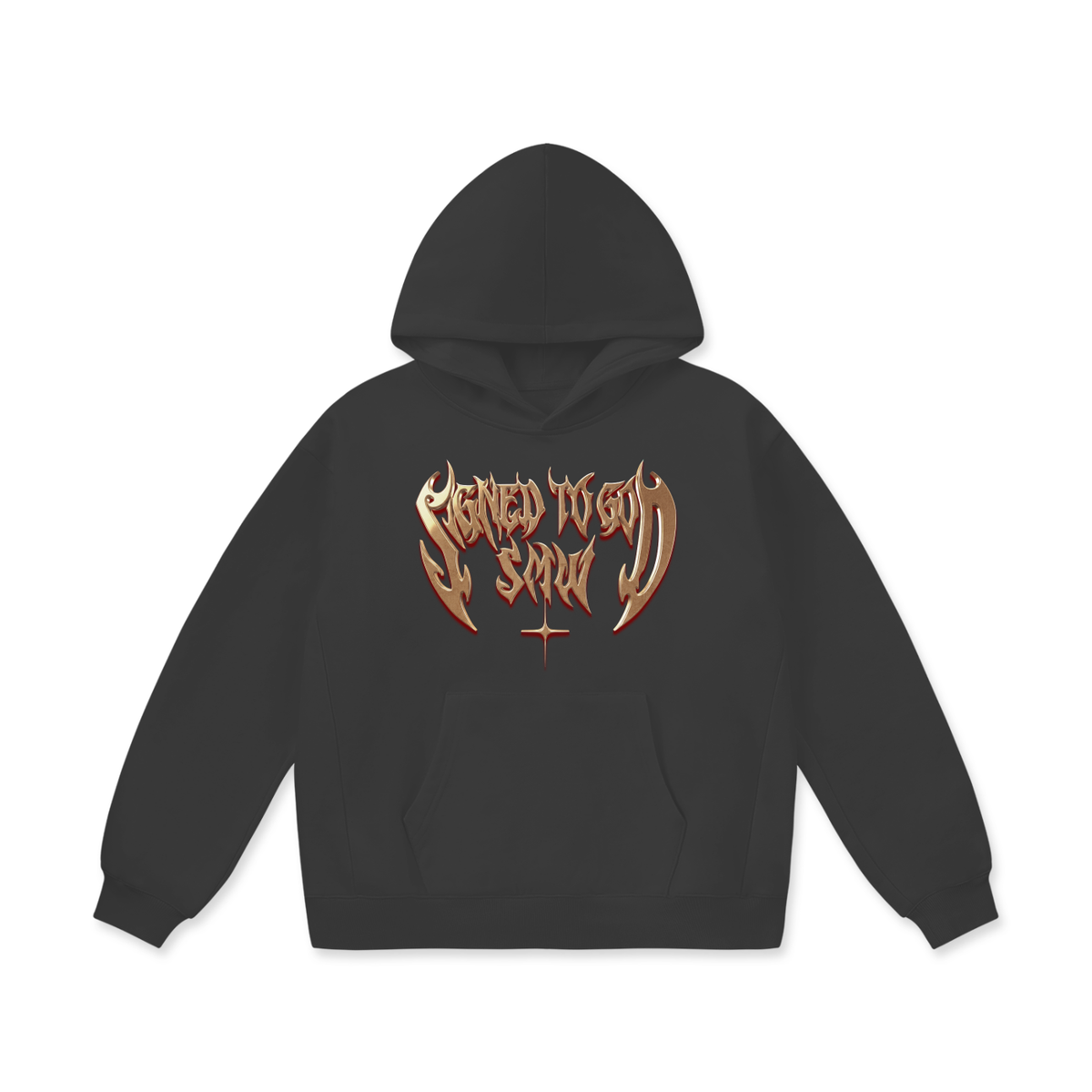 SIGNED TO GOD | PLUS SIZE | Oversize Heavyweight Fleece Hoodie