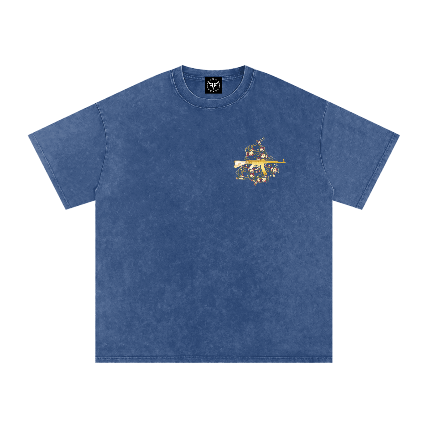 Vintage Panjab V3 X RisenRetro Snow Washed Oversized Cotton T-Shirt