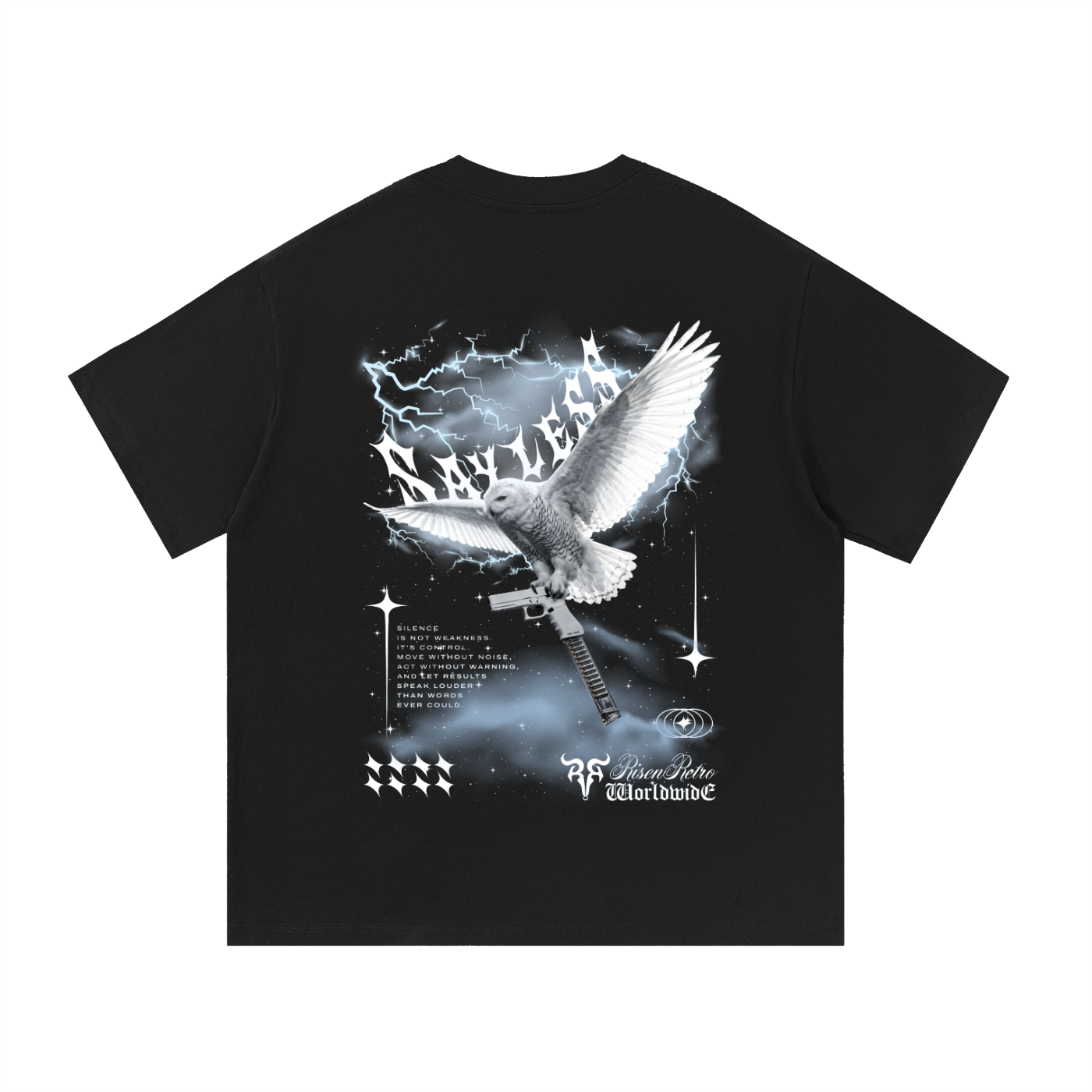 SAYLESS x RISEN RETRO Essential Cotton T-Shirt