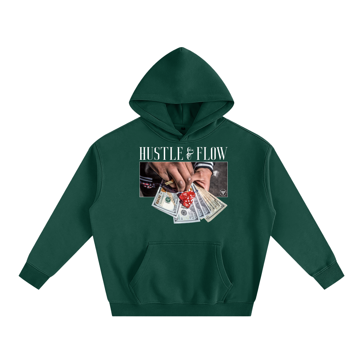 Hustle & Flow X RisenRetro Oversize Fleeced Hoodie