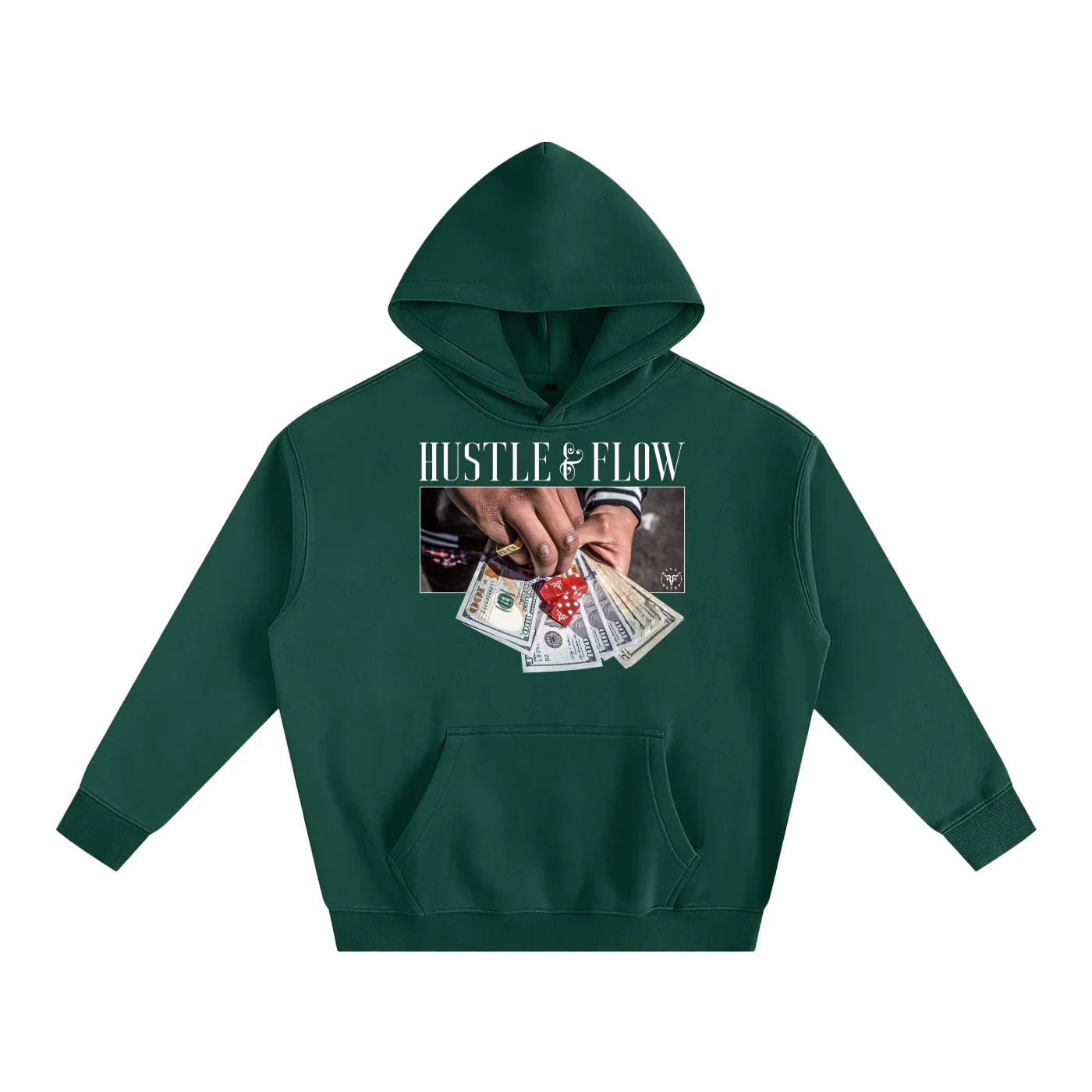 Sweat à capuche oversize en polaire Hustle & Flow X RisenRetro