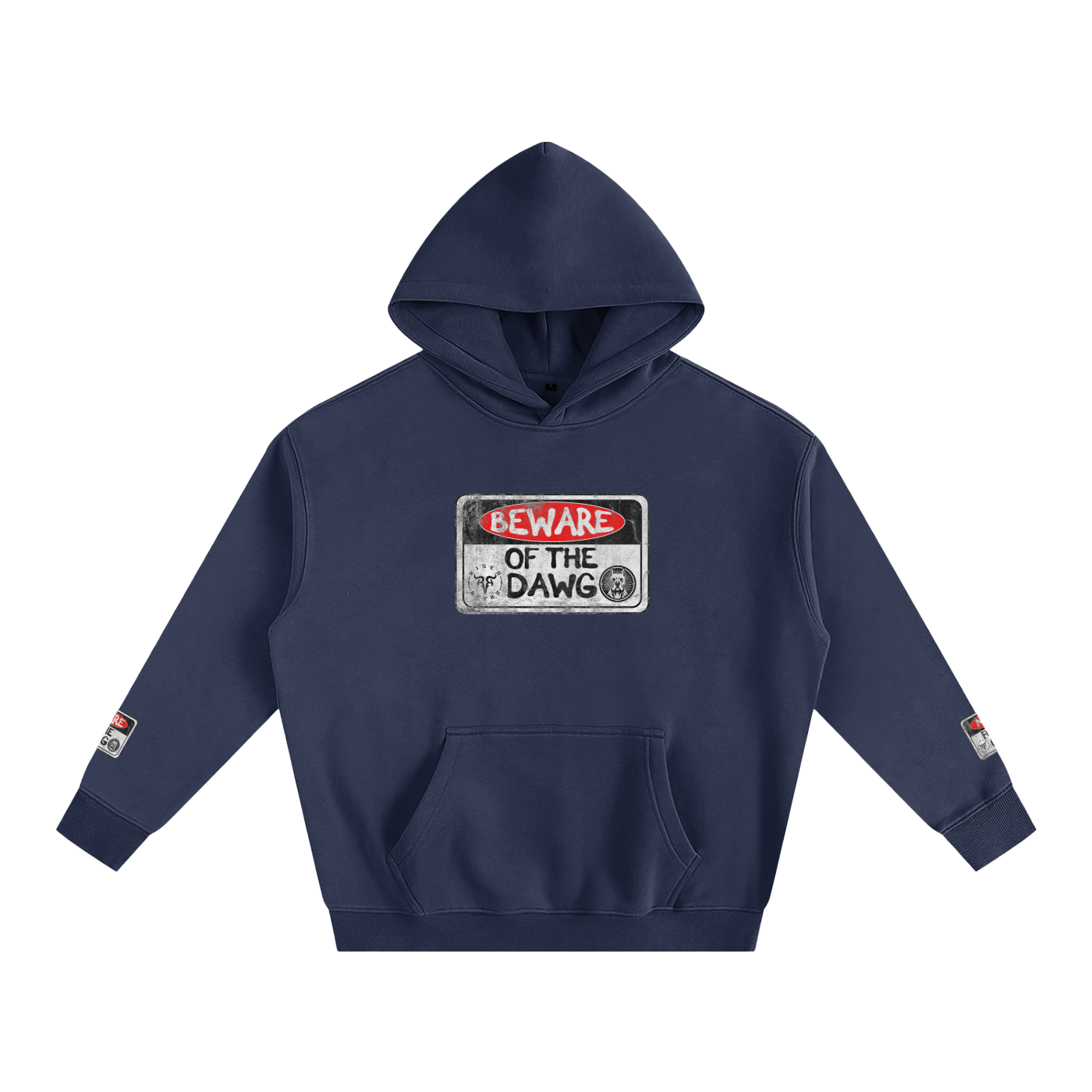 Beware of the Dawg X RisenRetro Oversize Fleeced Hoodie