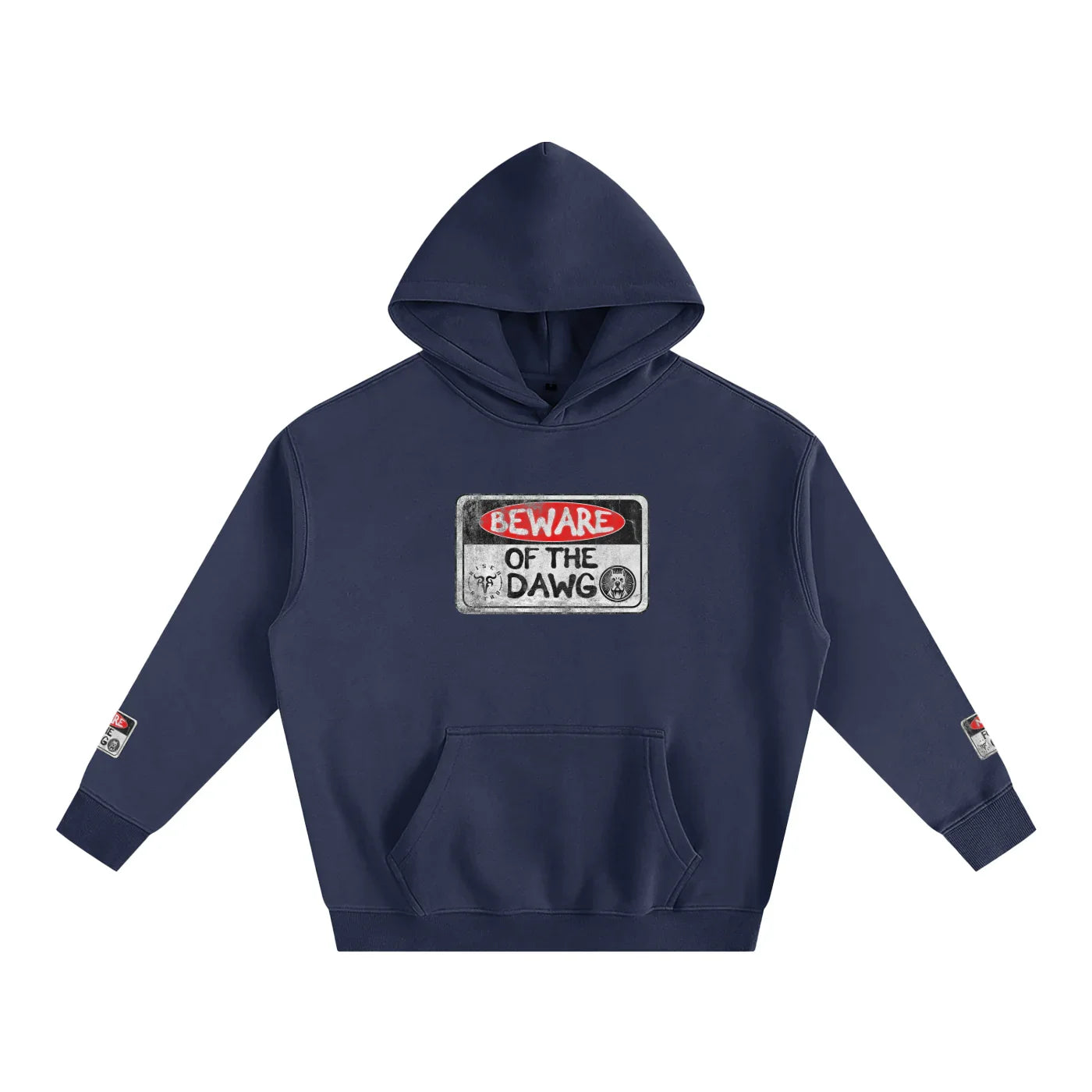 Attention au sweat à capuche oversize en polaire Dawg X RisenRetro