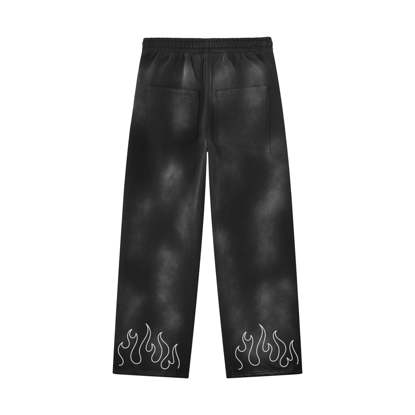 RISENRETRO X Unisex Sunfade Frayed Fleece tracksuit