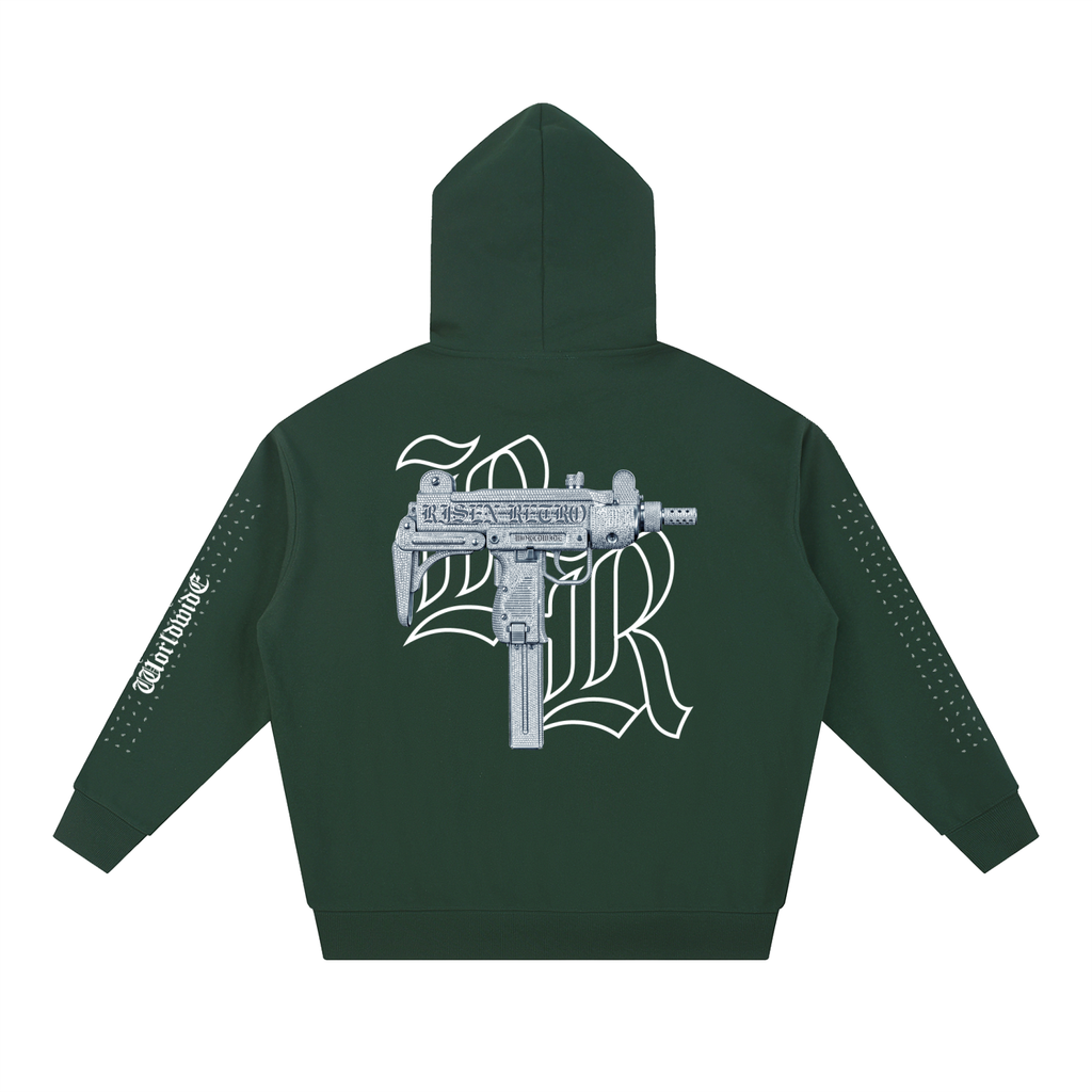 UZI ICEDOUT X DESIGNER X RisenRetro Essential Heavyweight Hoodie