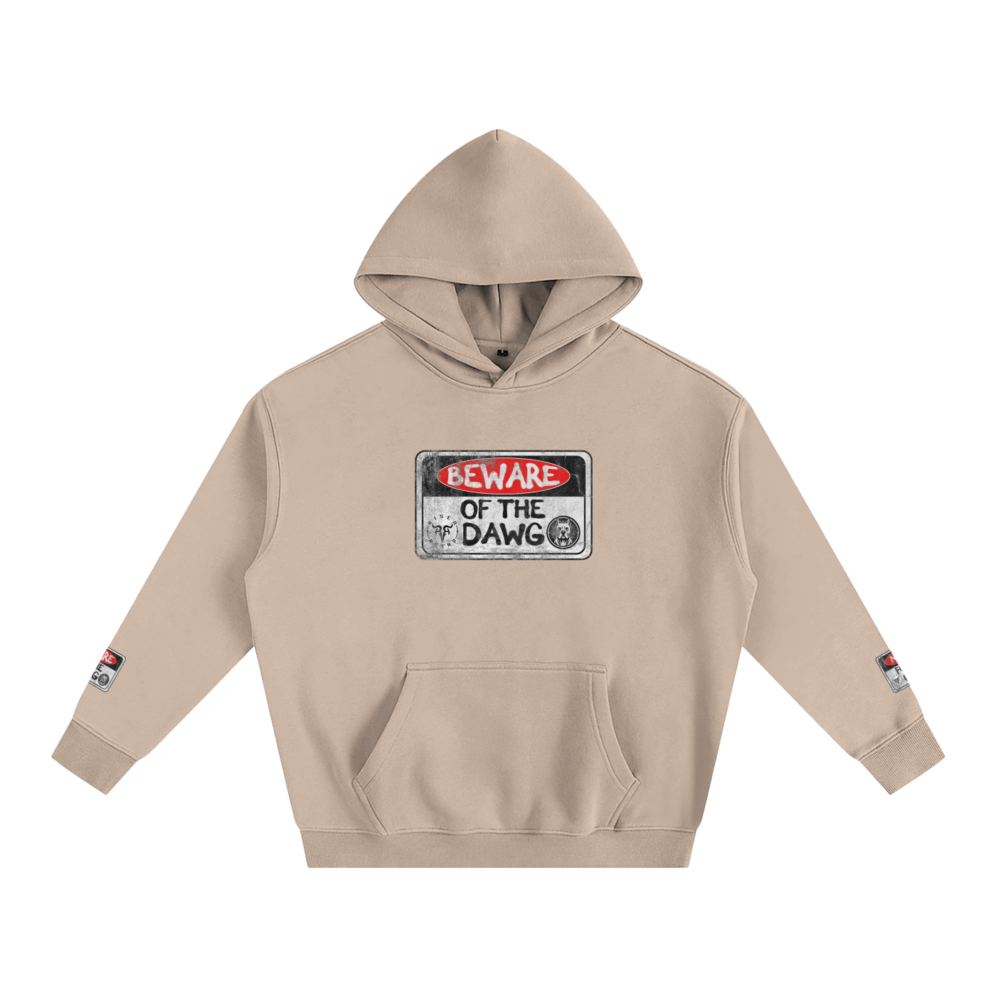 Beware of the Dawg X RisenRetro Oversize Fleeced Hoodie
