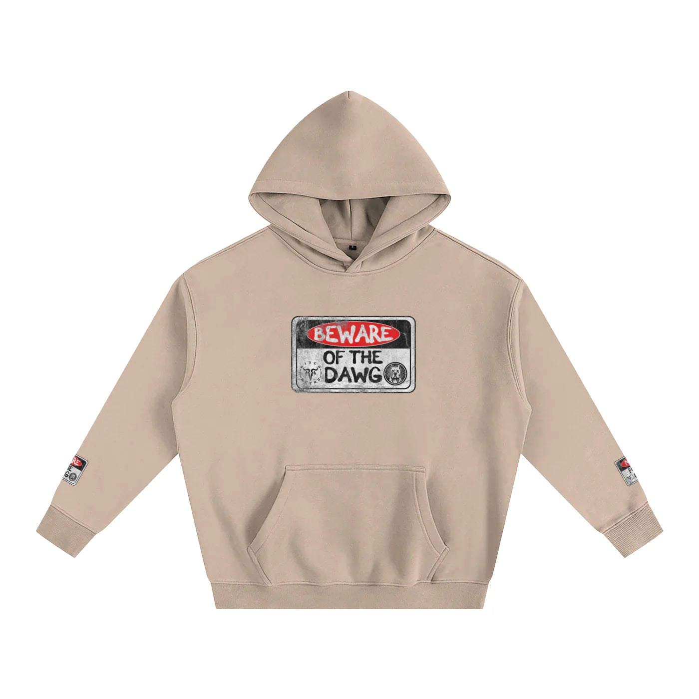 Attention au sweat à capuche oversize en polaire Dawg X RisenRetro