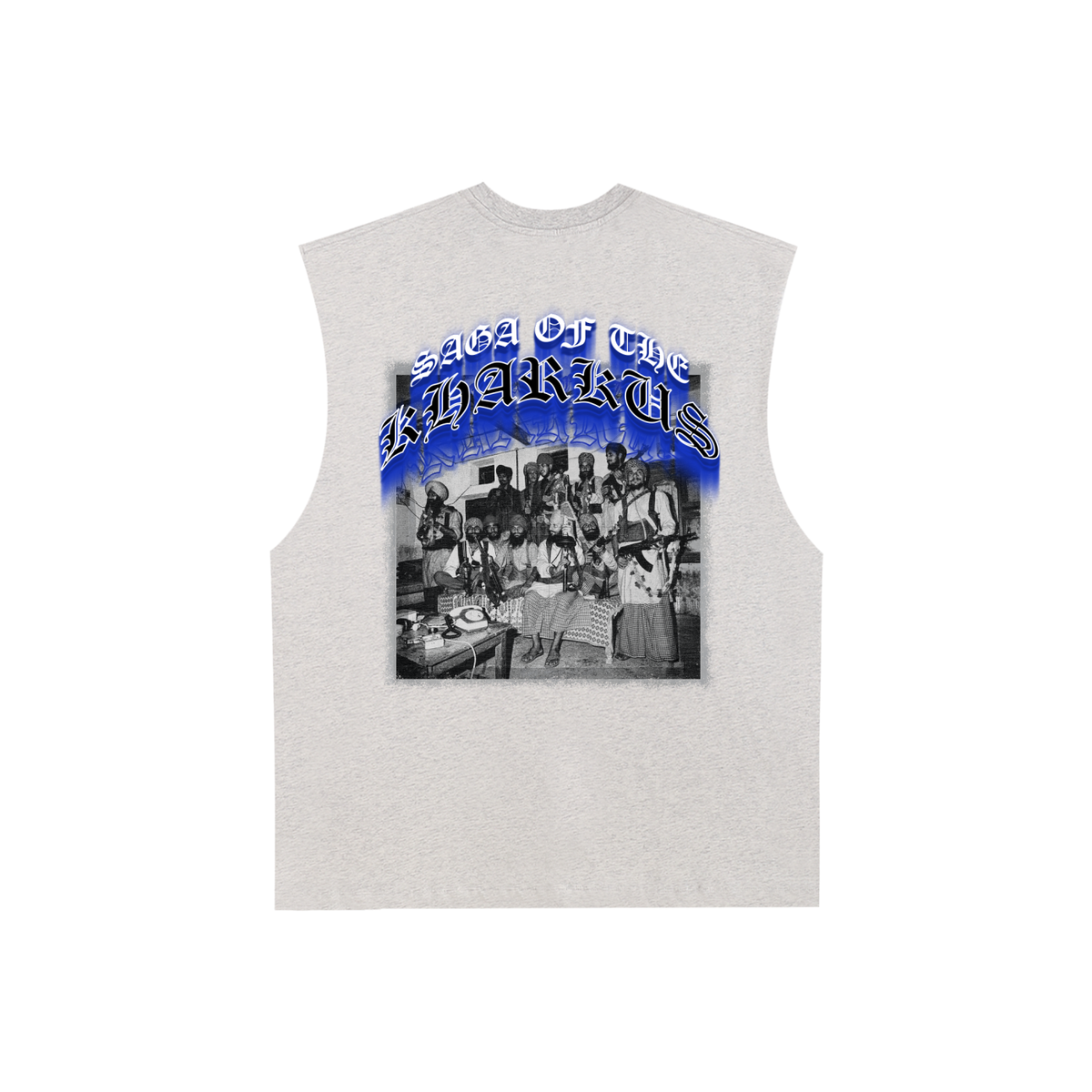 Saga of Kharku's | RisenRetro | Raw Edge Cotton Tank Top