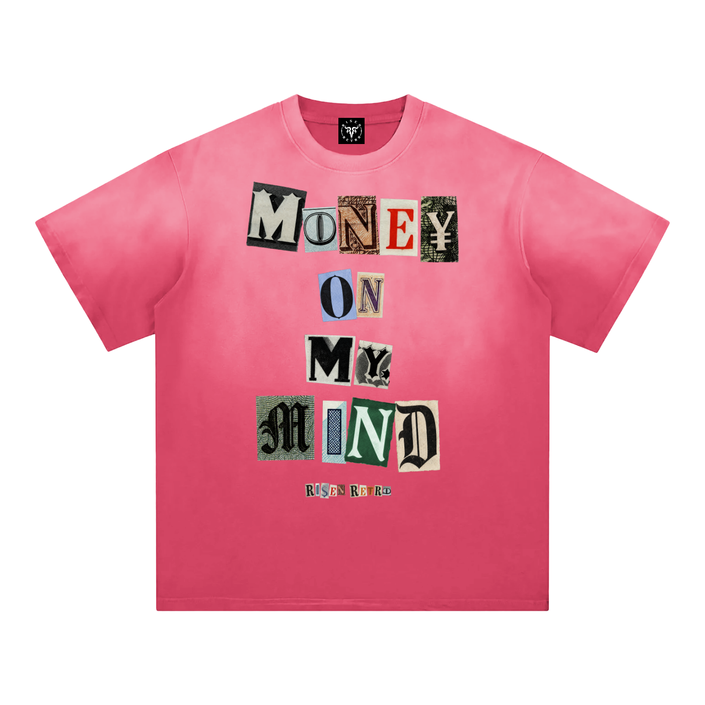 Money on My Mind X RisenRetro Sunfade Edge Gradient T-Shirt
