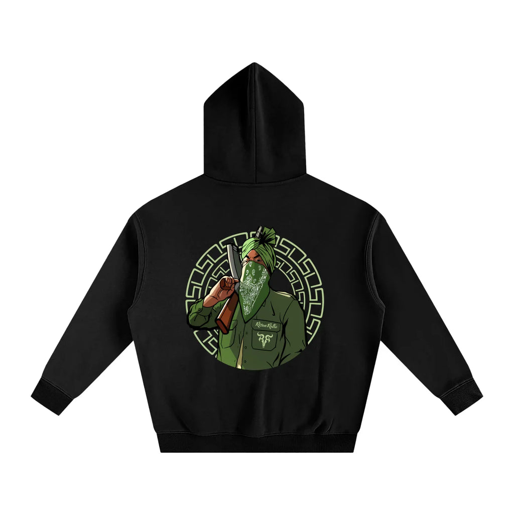Sweat à capuche oversize en polaire SMW OG