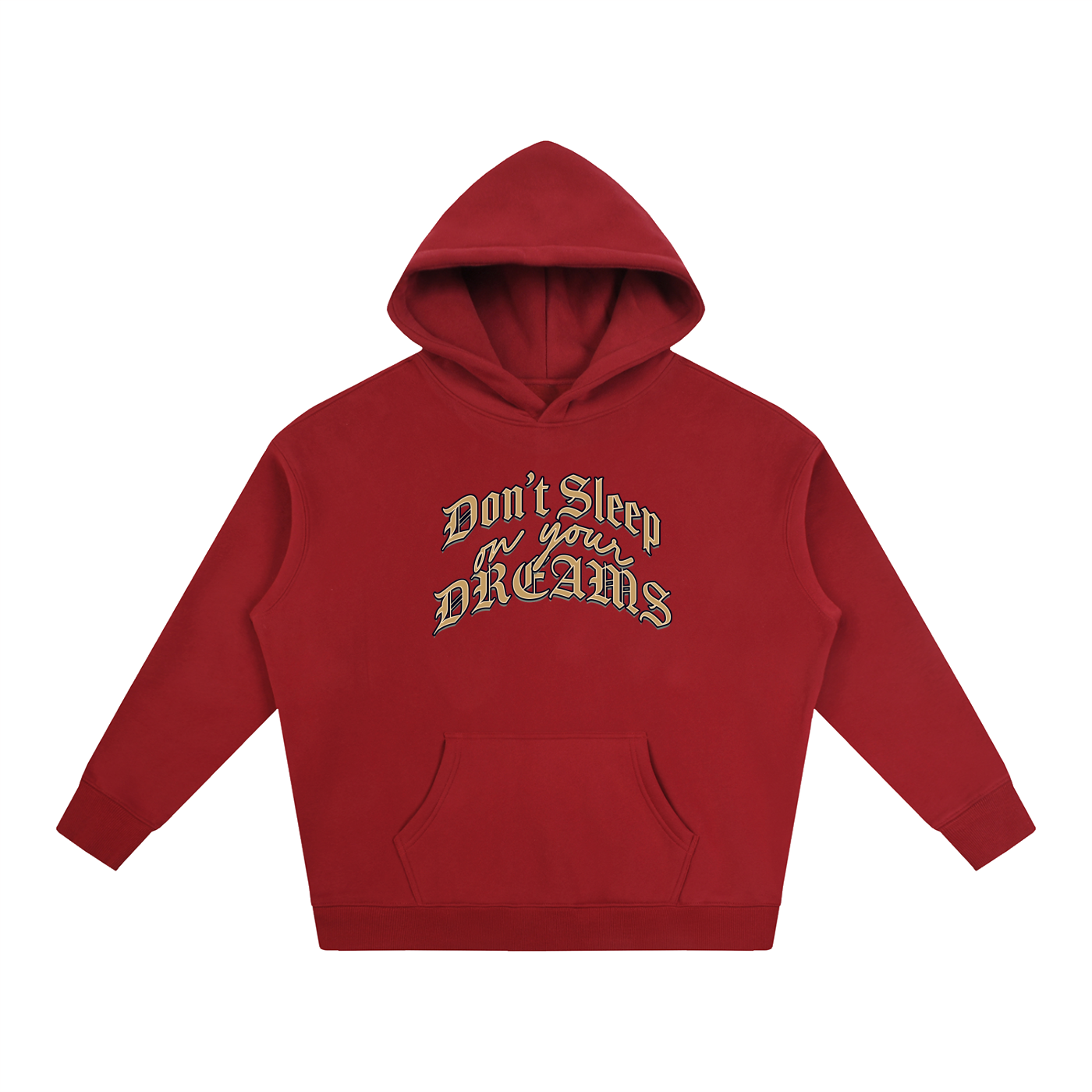 Don't Sleep On Your Dreams X RisenRetro Oversize Fleeced Hoodie