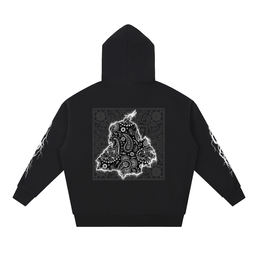 PANJAB BANDANA FLASH Essential Heavyweight Hoodie | RISENRETRO
