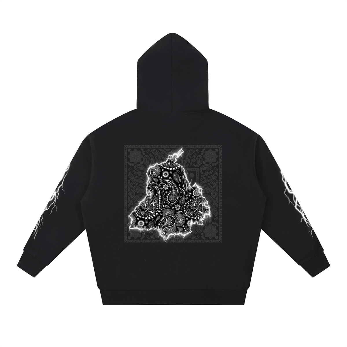 PANJAB BANDANA FLASH Essential Heavyweight Hoodie | RISENRETRO