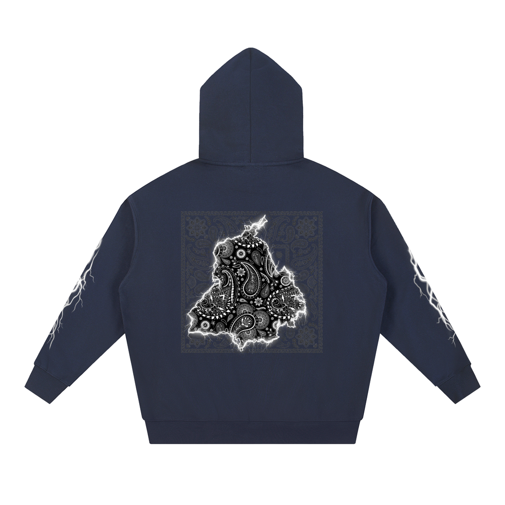 PANJAB BANDANA FLASH Essential Heavyweight Hoodie | RISENRETRO
