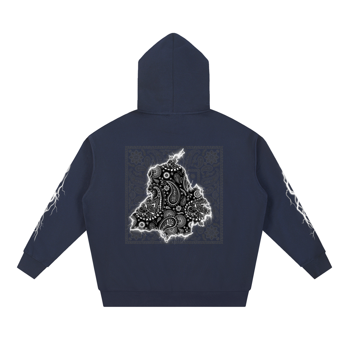PANJAB BANDANA FLASH Essential Heavyweight Hoodie | RISENRETRO