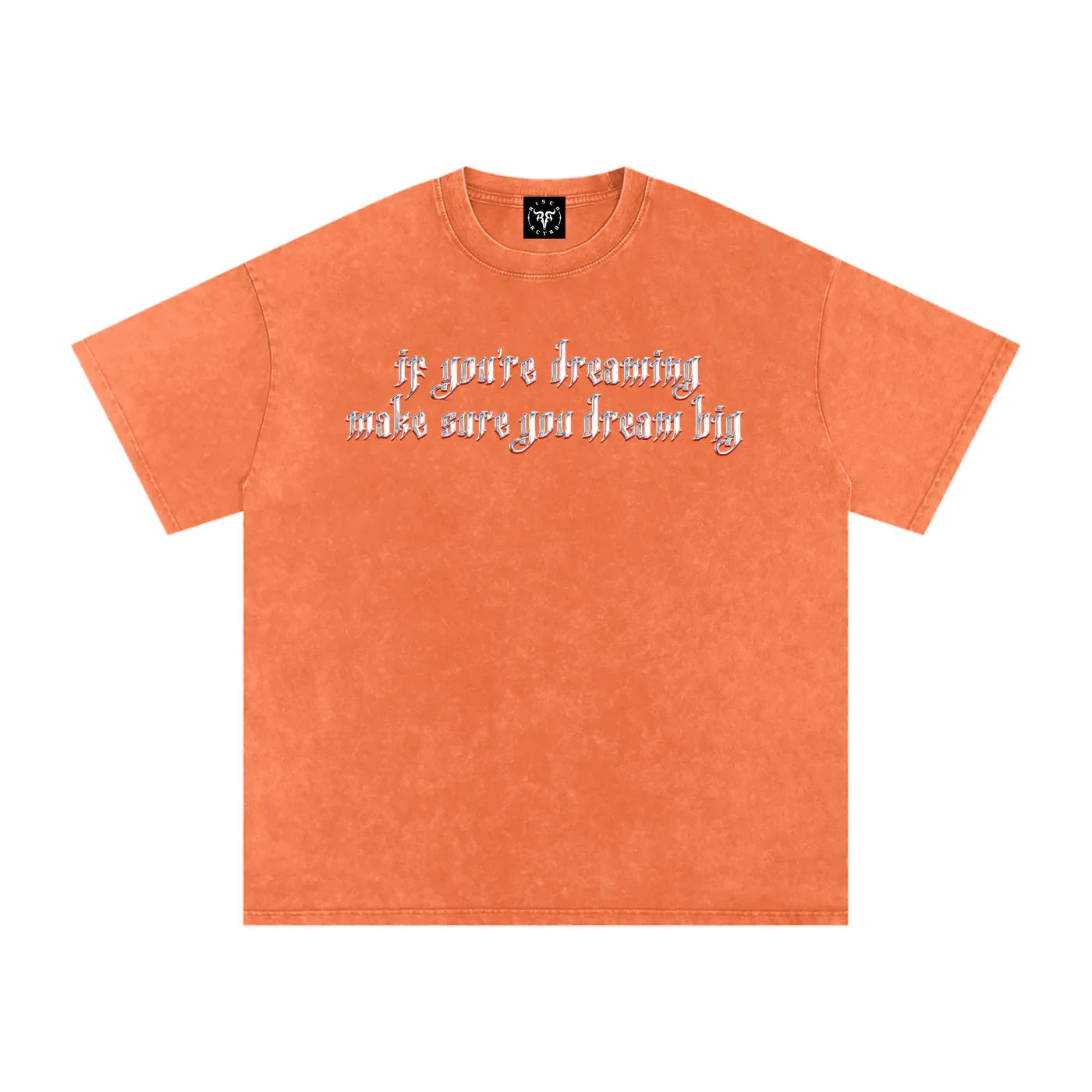 T-shirt oversize en coton délavé « Dream Big »