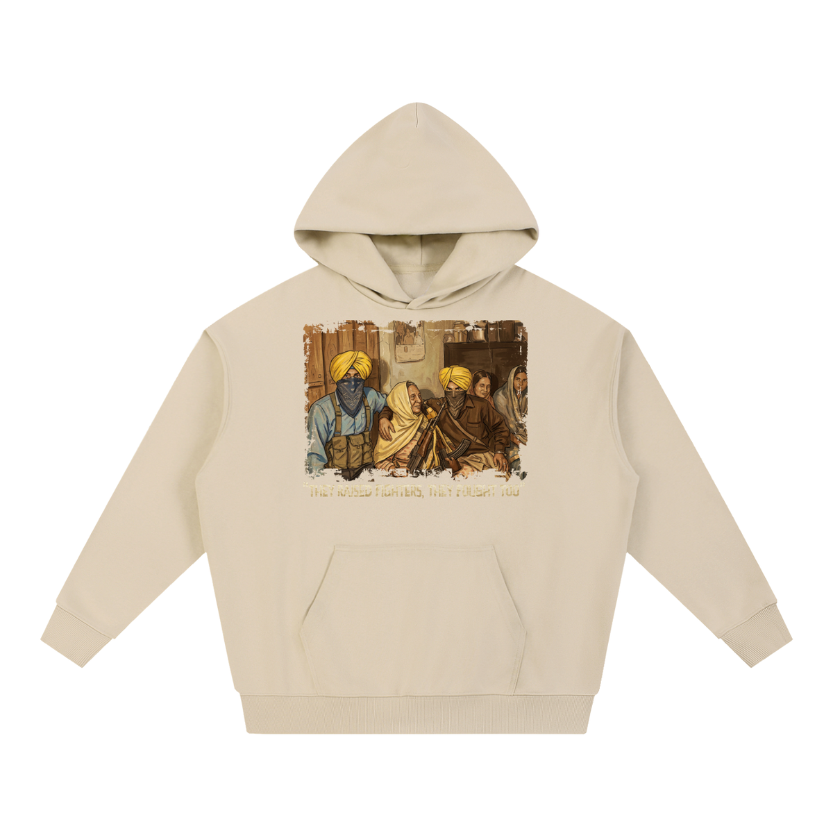 Mothers of Courage Essential Heavyweight Hoodie | Risen Retro