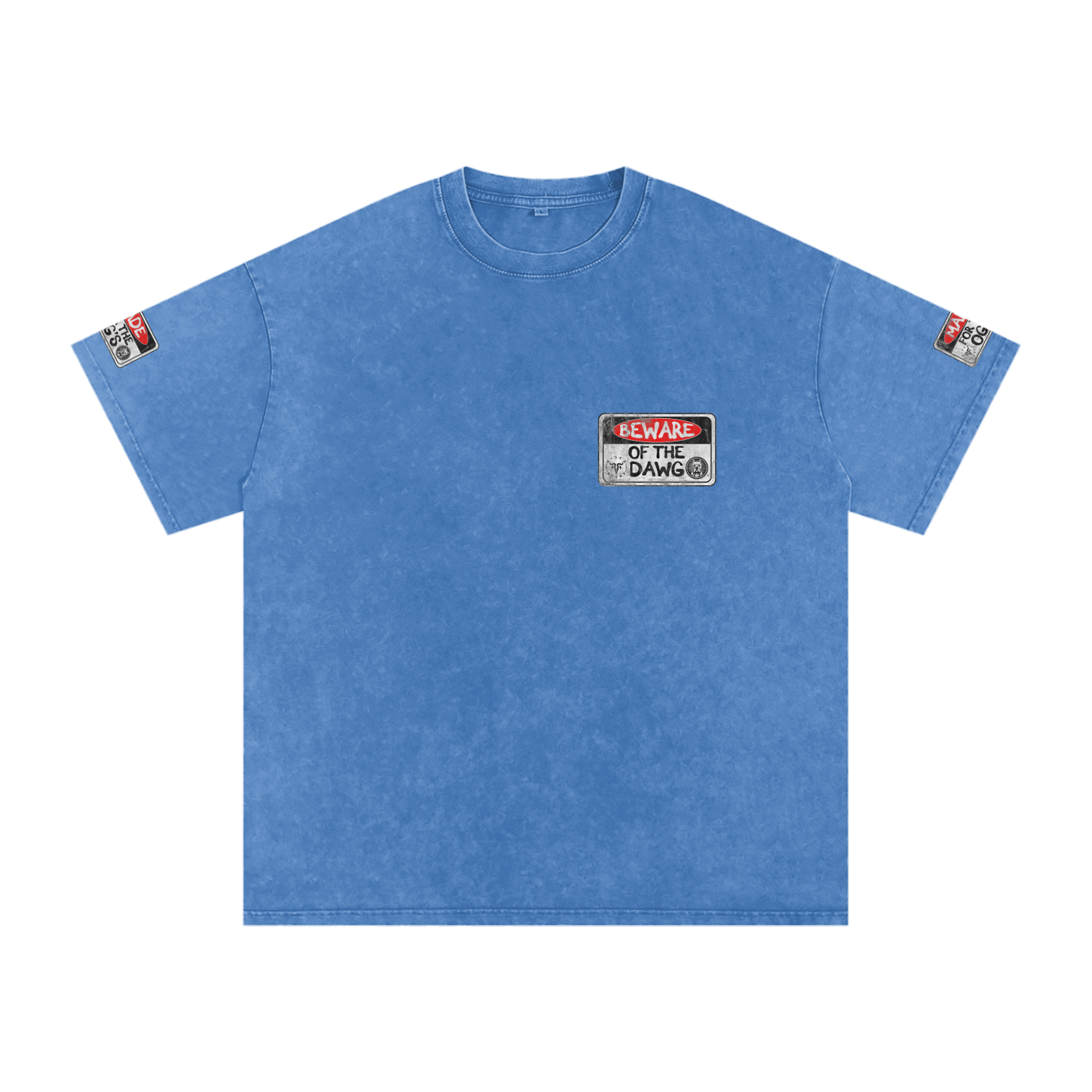 Beware of the Dawg Washed Oversized Cotton T-Shirt