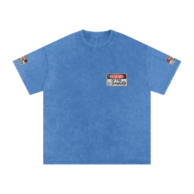 Beware of the Dawg Washed Oversized Cotton T-Shirt