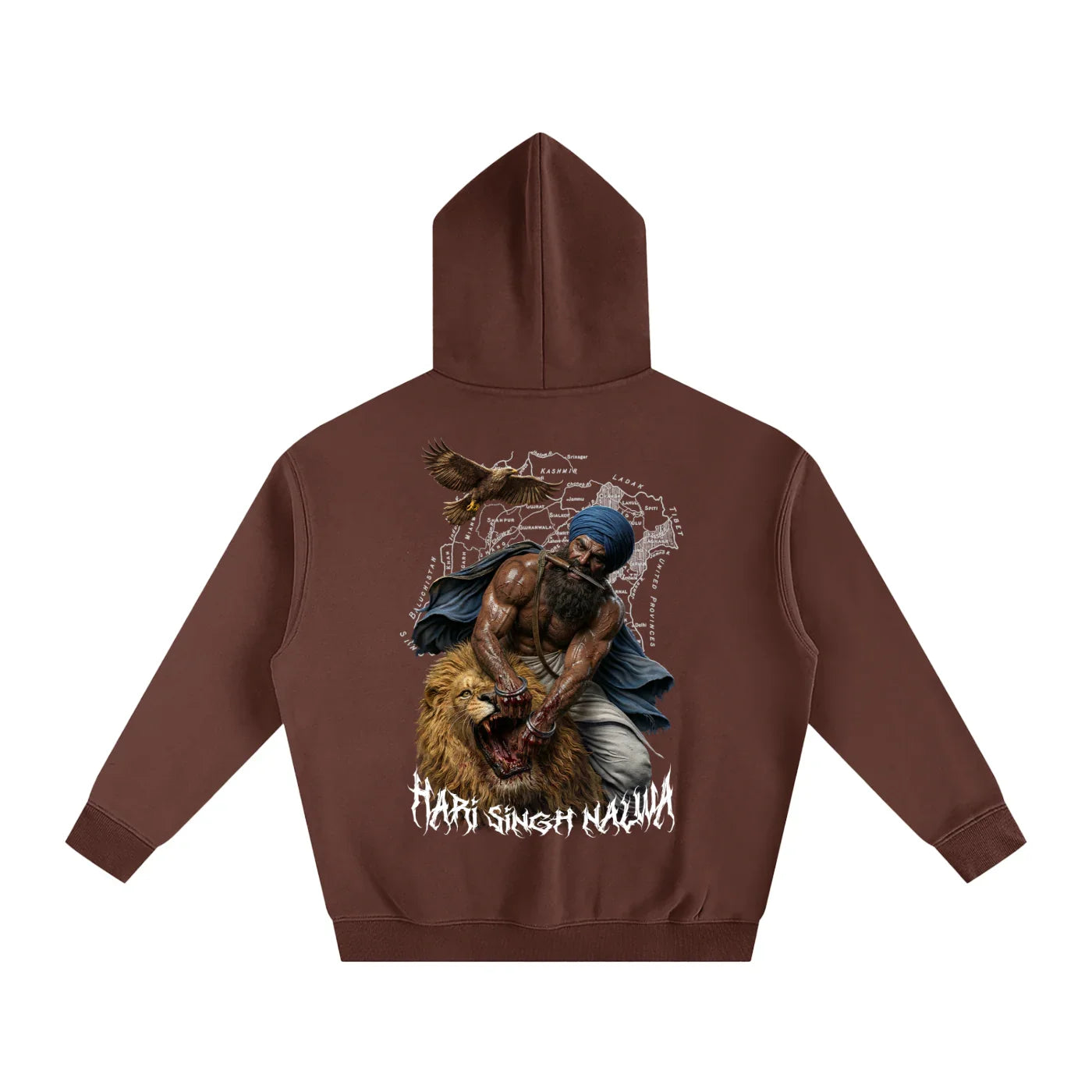 Sher-e-Punjab: Nalwa Edition Oversize Fleeced Hoodie