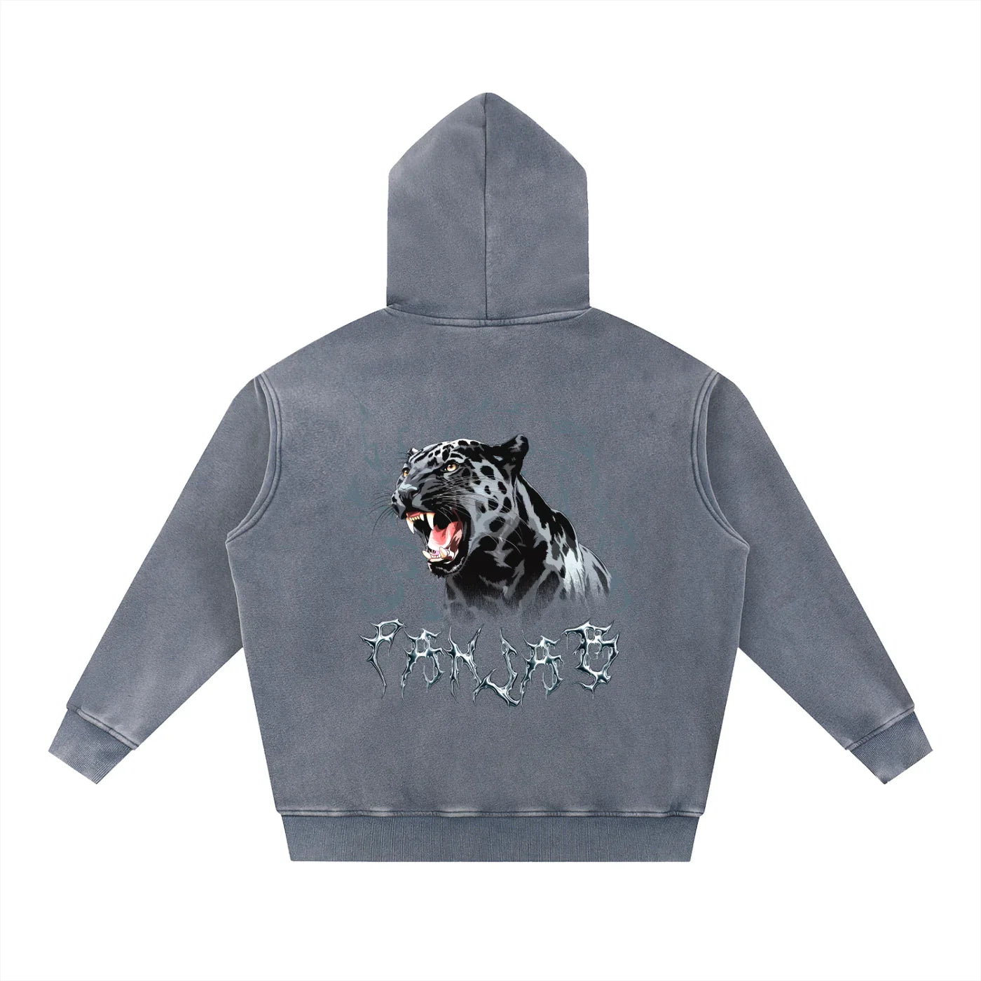 PANJAB X PANTHER Y2K x RisenRetro Snow Wash Fleece Oversize Hoodie