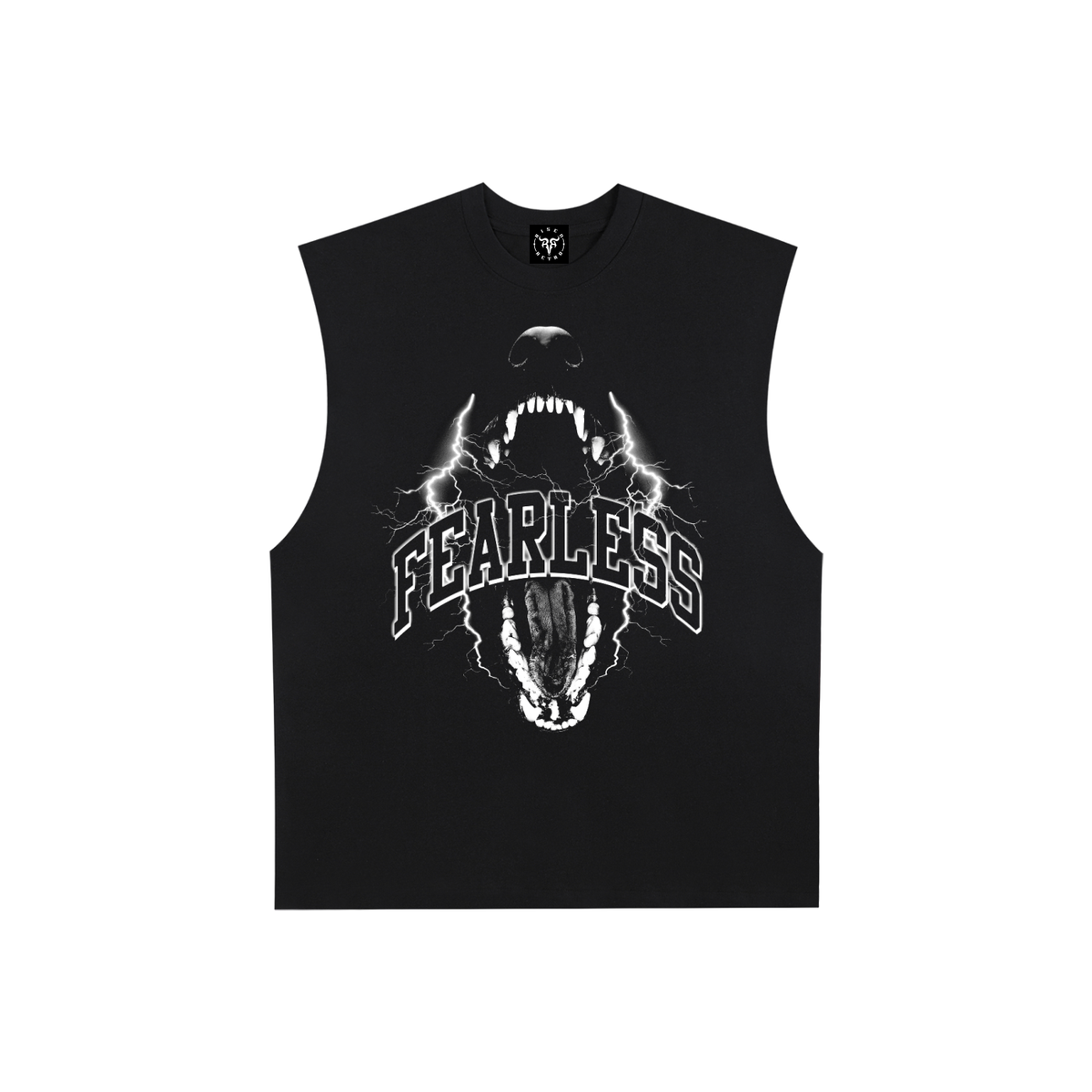 FEARLESS | RisenRetro | Raw Edge Cotton Tank Top