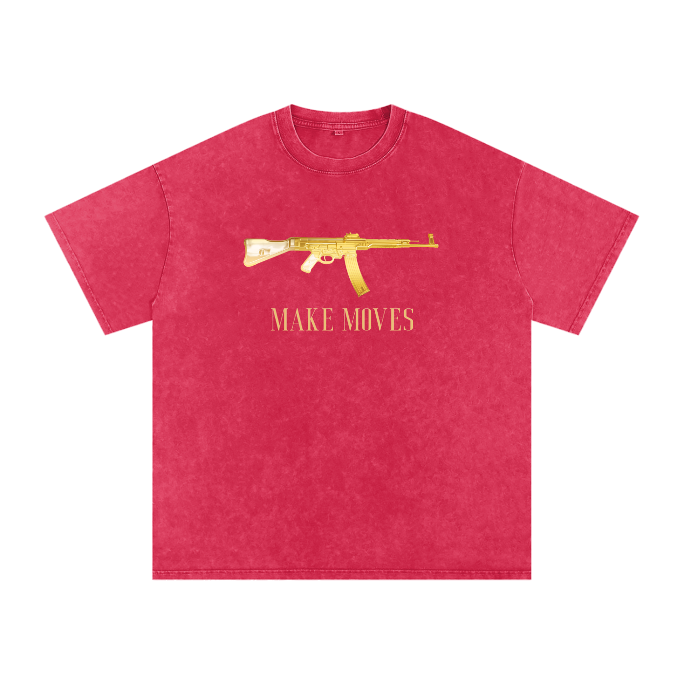 Make Moves 47 Snow Washed Oversized Cotton T-Shirt